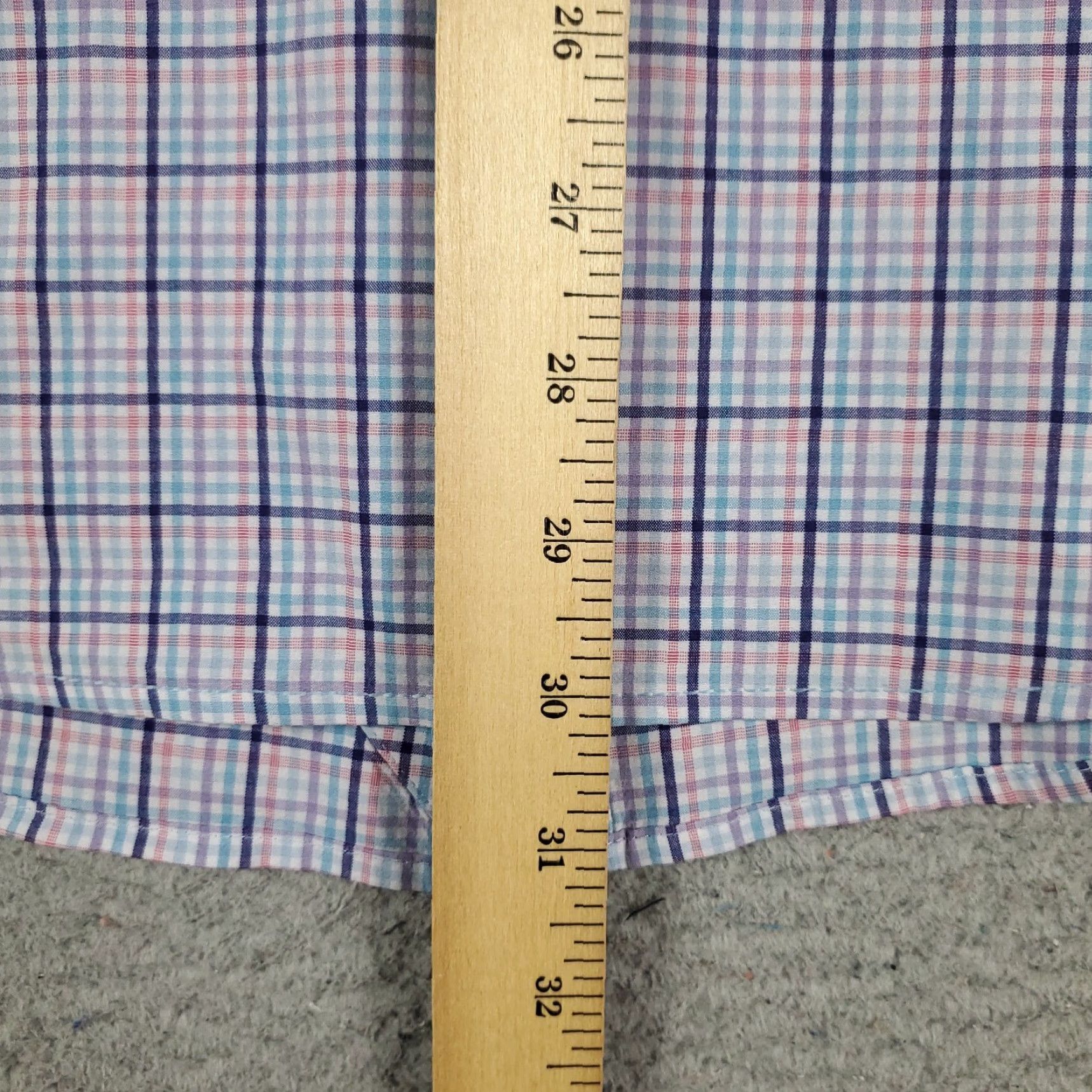 Peter Millar Peter Millar Blue Plaid Button-Up Shirt Men's XL Long Sleeve Regular Fit Size US XL / EU 56 / 4 - 6 Thumbnail