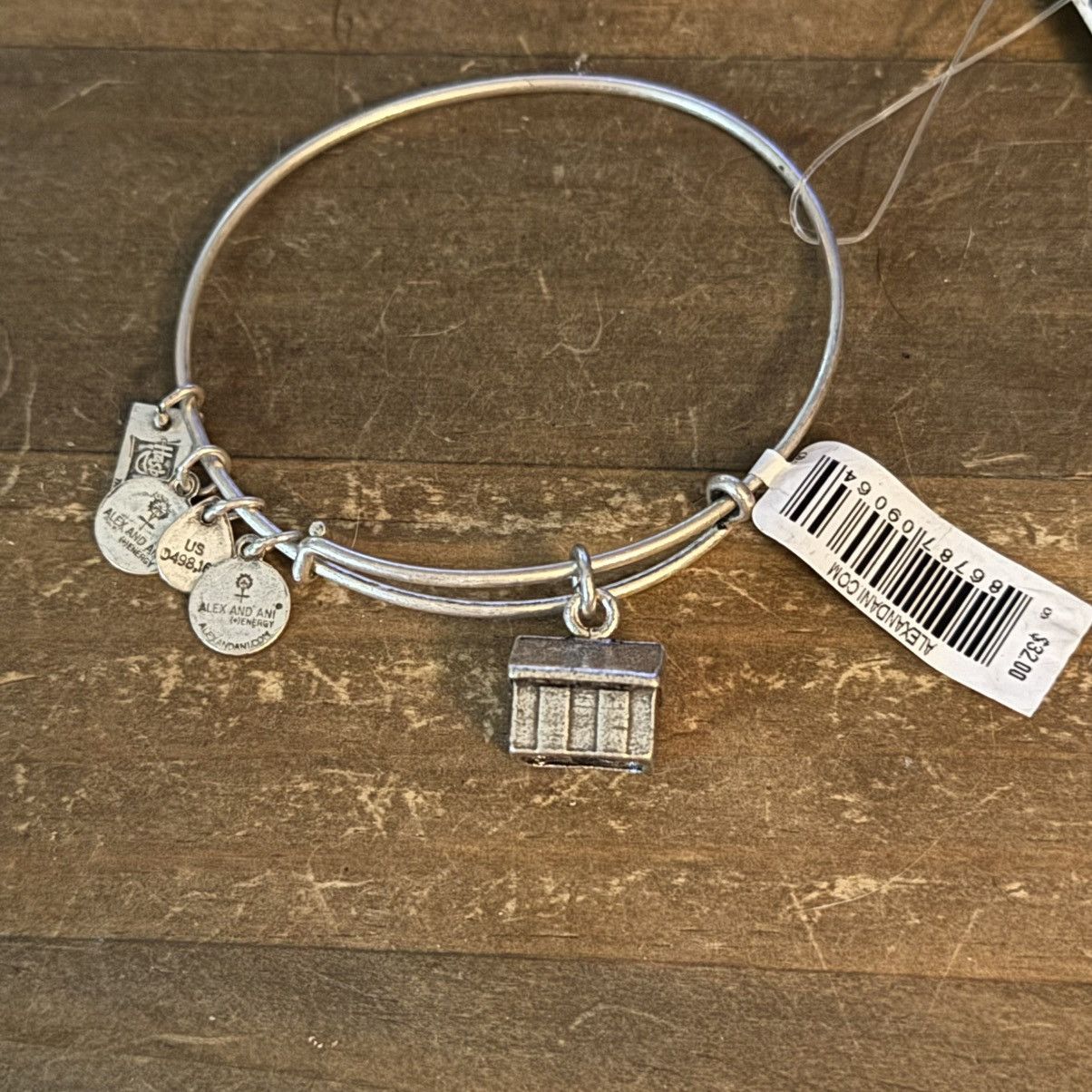 Other Alex and Ani silver tone Monopoly house expandable bracelet Size ONE SIZE - 4 Thumbnail