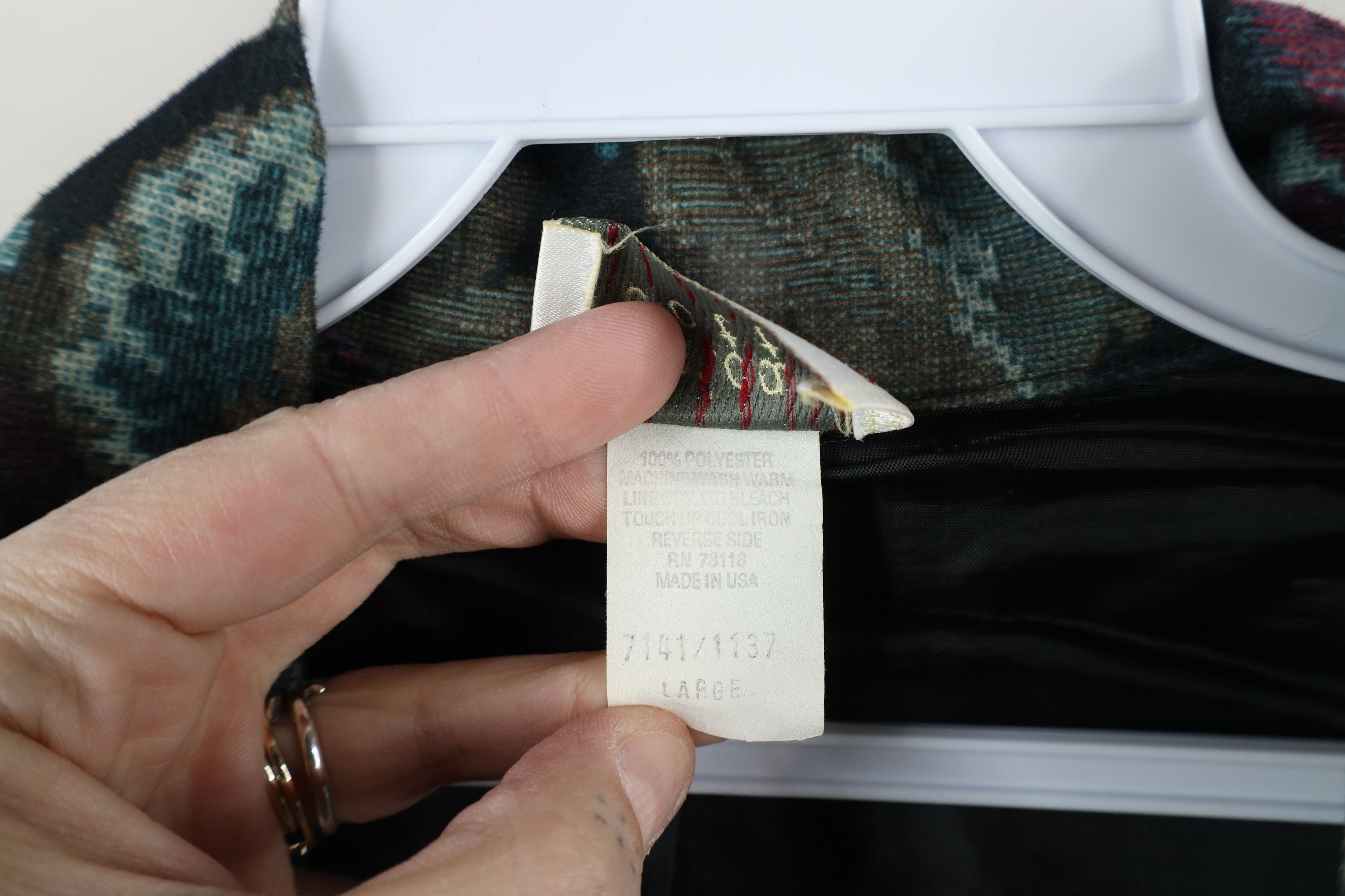 Vintage Vintage 90s Streetwear One Button Blazer Suit Jacket USA Size L / US 10 / IT 46 - 7 Thumbnail