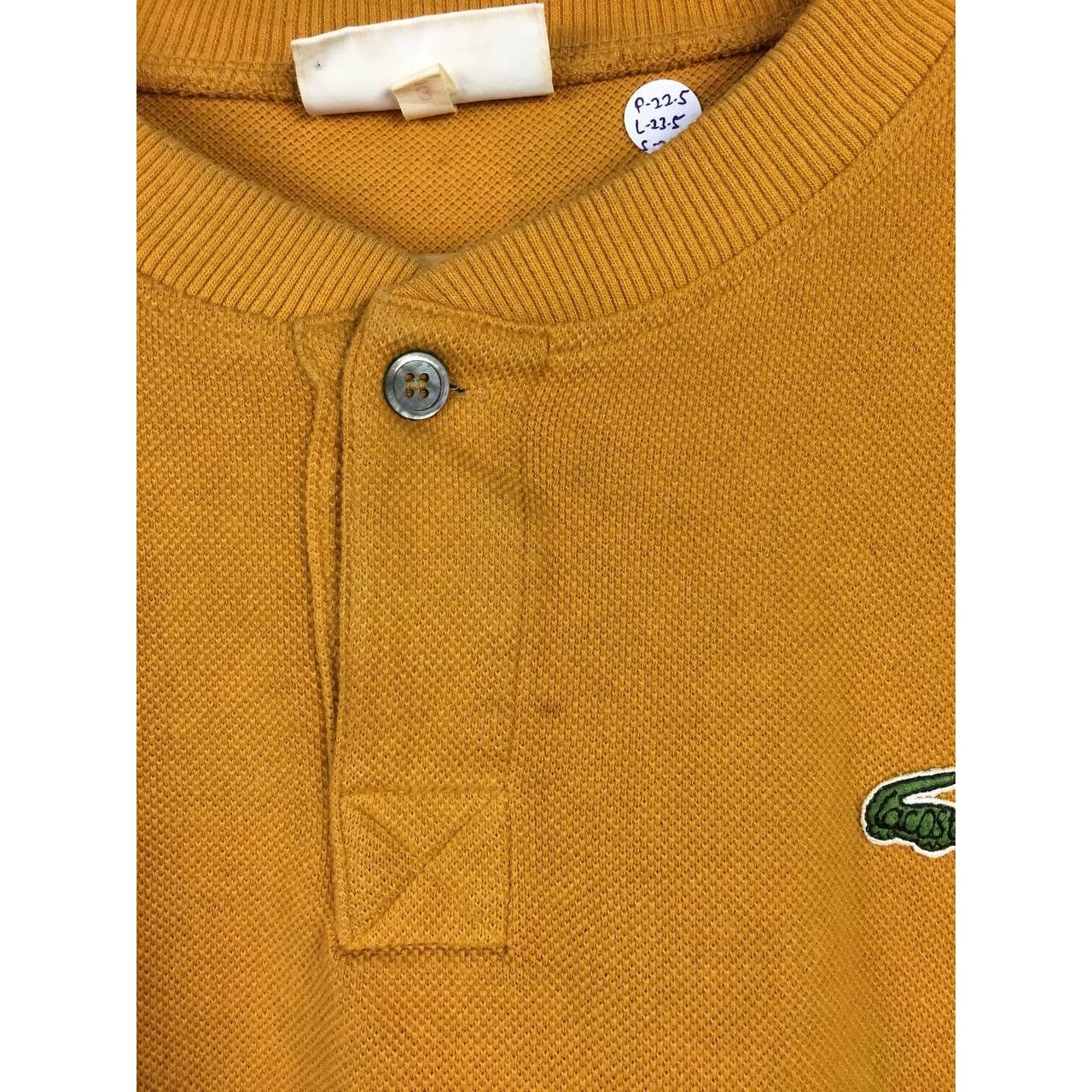 Lacoste × Vintage Vtg Chemise Lacoste Henley Neck Longsleeve Tee Size 3 Size US L / EU 52-54 / 3 - 4 Thumbnail