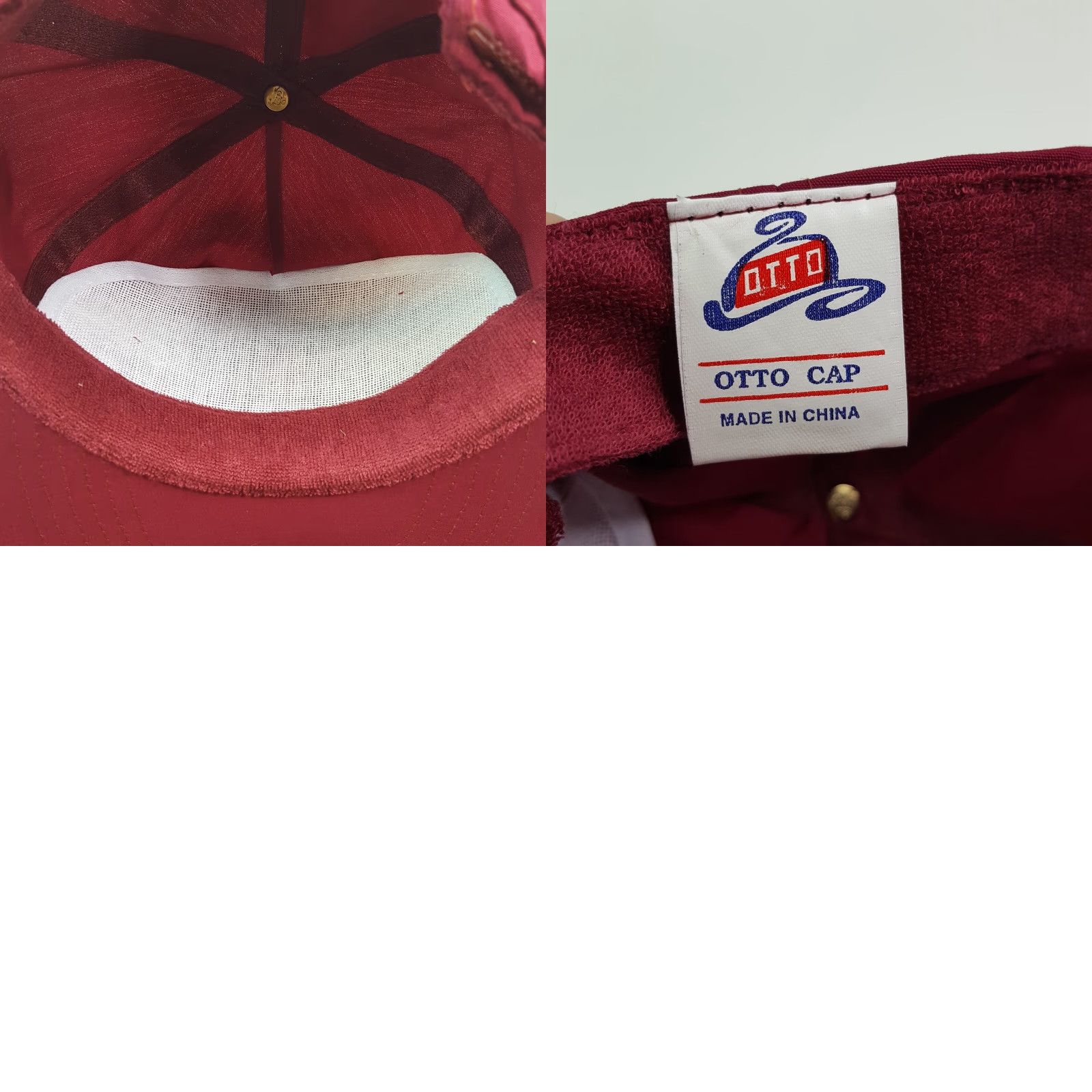 Vintage VINTAGE Otto Trucker Hat Red Adjustable Strap 90s 80s Retro Cap Canvas Nylon Polyester Unisex Mens Hat Size ONE SIZE - 8 Thumbnail