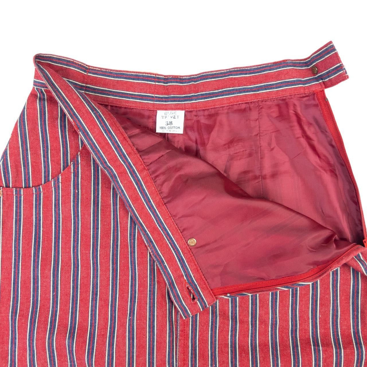 Evisu Vintage Evisu Double Gull Contrast Skirt Womens Size W25 Size 25" / US 0 / IT 36 - 6 Thumbnail