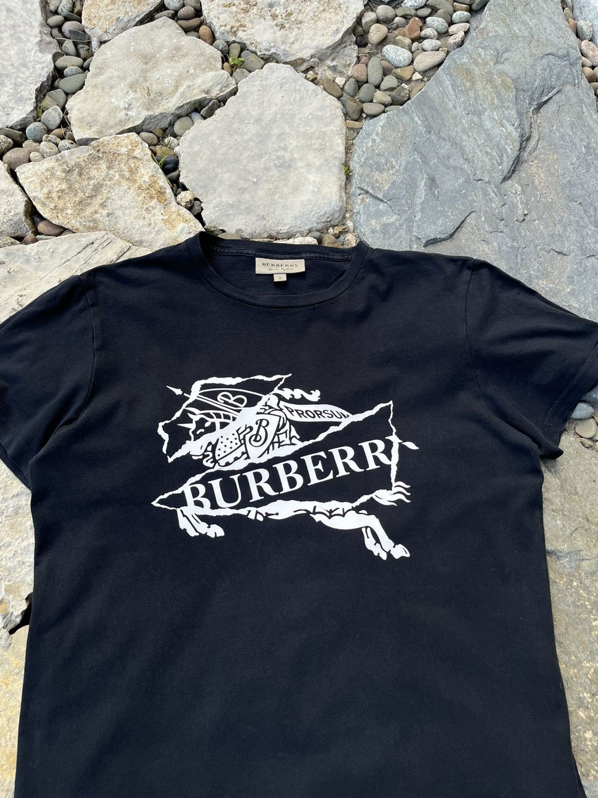 Burberry × Burberry Prorsum Burberry Prorsum cruise abtot logo knight t-shirt tee luxury Size US XL / EU 56 / 4 - 3 Thumbnail