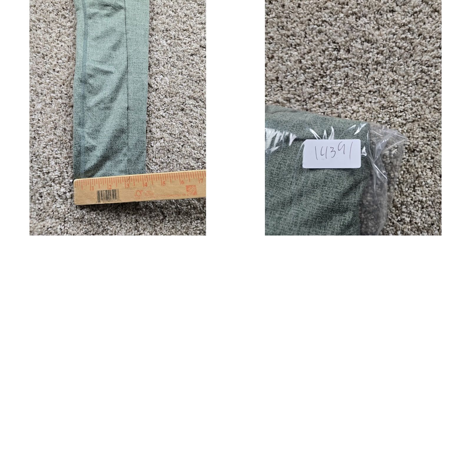 Vintage REI Co-Op Yoga Leggings Womens Small Green Pants Pockets Athletic Gym Size 28" / US 6 / IT 42 - 8 Thumbnail