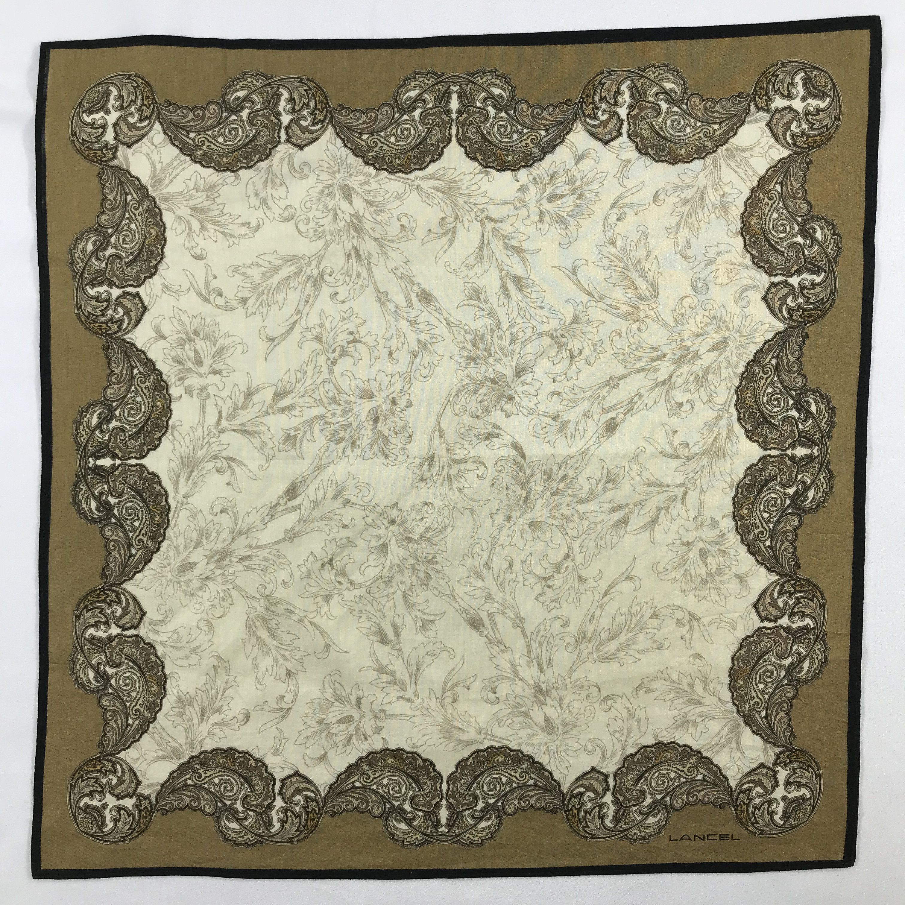 Lancel × Vintage Lancel Bandana / Handkerchief / Neckerchief - S2539 Size ONE SIZE - 1 Thumbnail