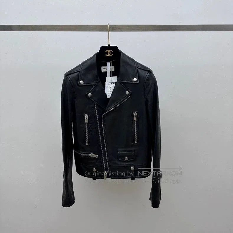 Saint Laurent Paris Saint Laurent Leather Biker Jacket Size US S / EU 44-46 / 1 - 3 Thumbnail