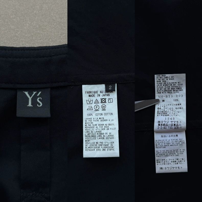 Y's Y's 2019SS Show Style Chinese Shirt Size XS / US 0-2 / IT 36-38 - 6 Thumbnail