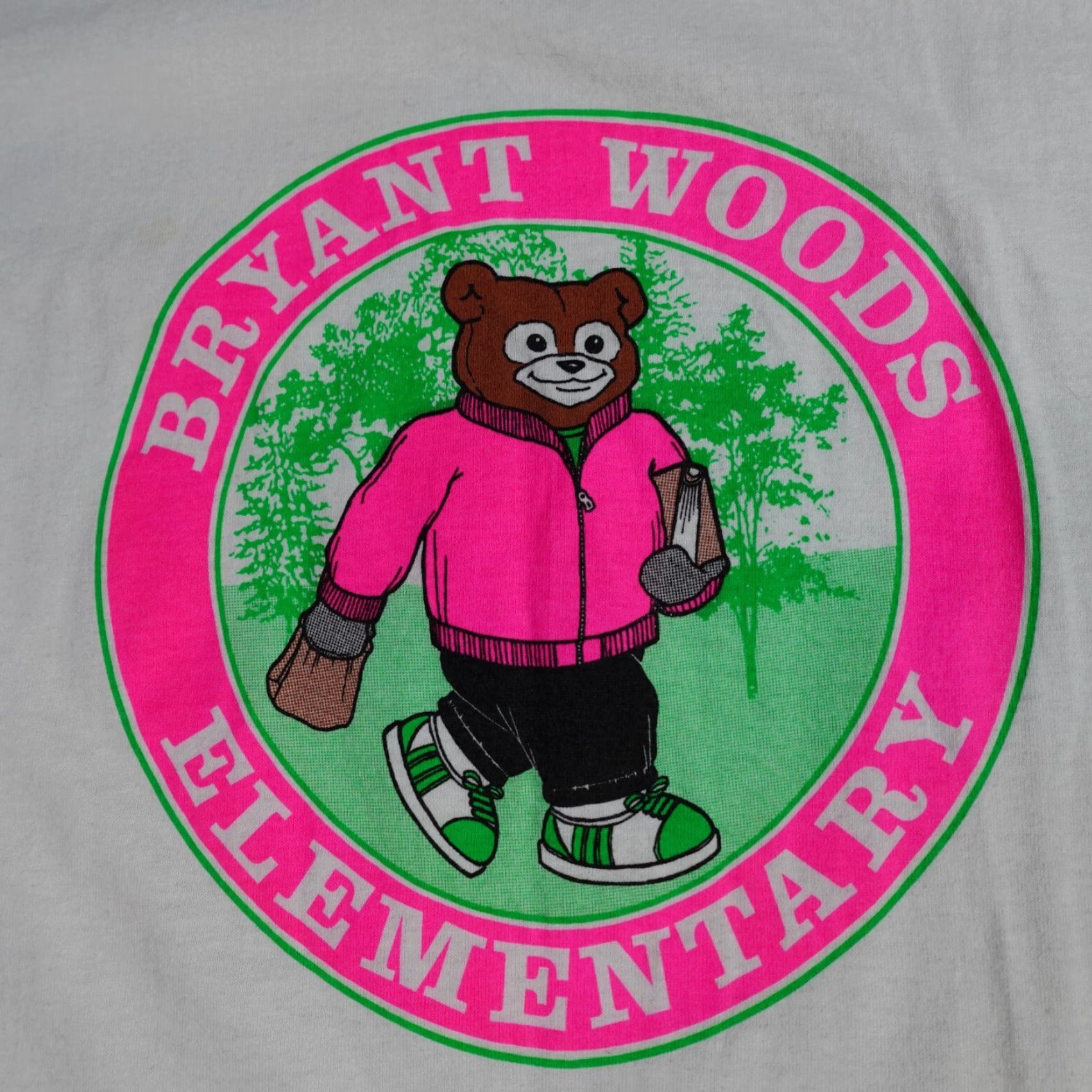 Vintage VINTAGE Bryant Woods Shirt S White USA Unisex Fit Cotton Blend Jersey Screen Stars 80s USA Mens Shirt Size US S / EU 44-46 / 1 - 2 Thumbnail