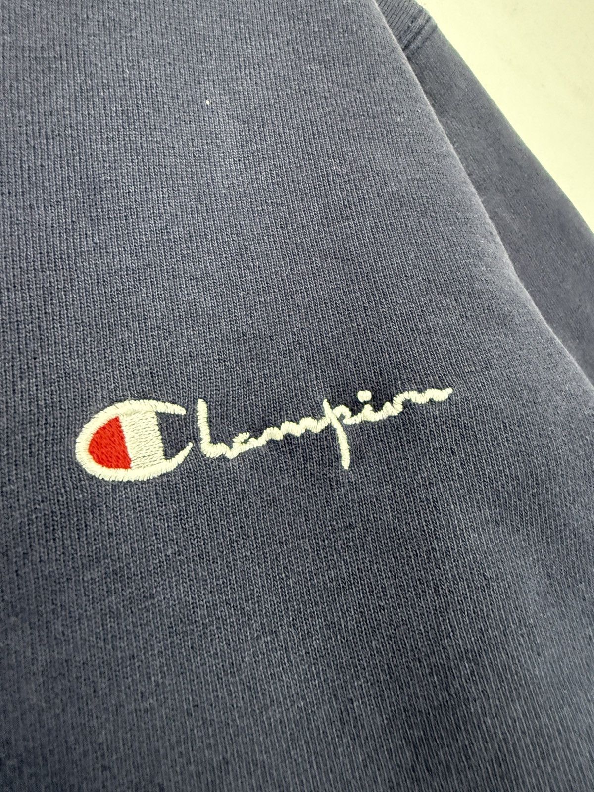 Champion 🔥 90's Champion Made in USA Distressed Blue sweatshirt Size US M / EU 48-50 / 2 - 5 Thumbnail