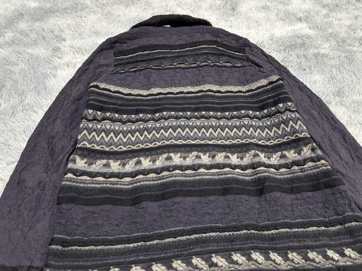 Japanese Brand 🔥Rare Archive M.&Kyoko Crafted Knit Asymmetric Cloaks Size US L / EU 52-54 / 3 - 14 Thumbnail