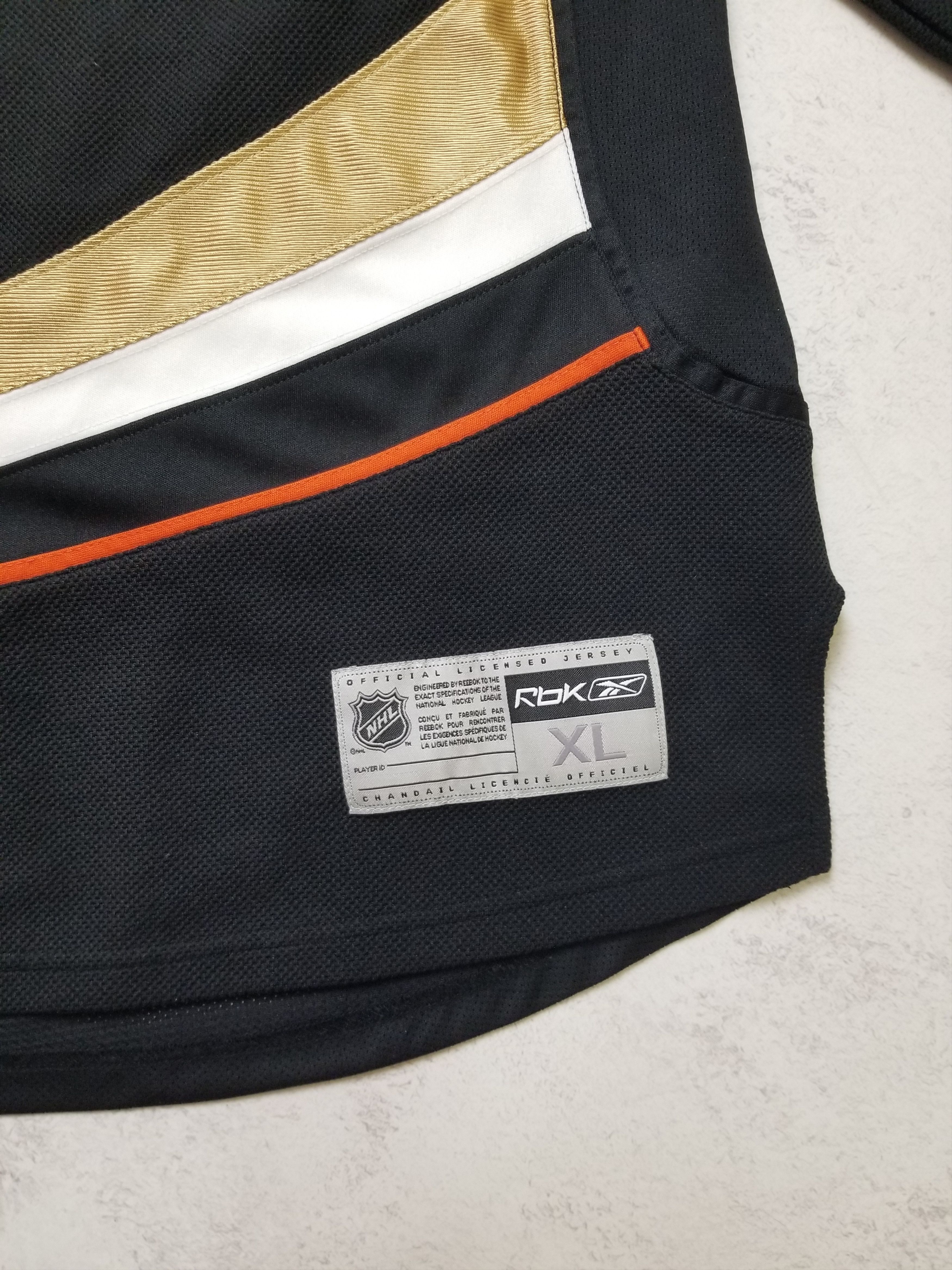 Reebok Anaheim Ducks #1 Jonas Hiller Signed Autographed Jersey Size US XL / EU 56 / 4 - 23 Thumbnail