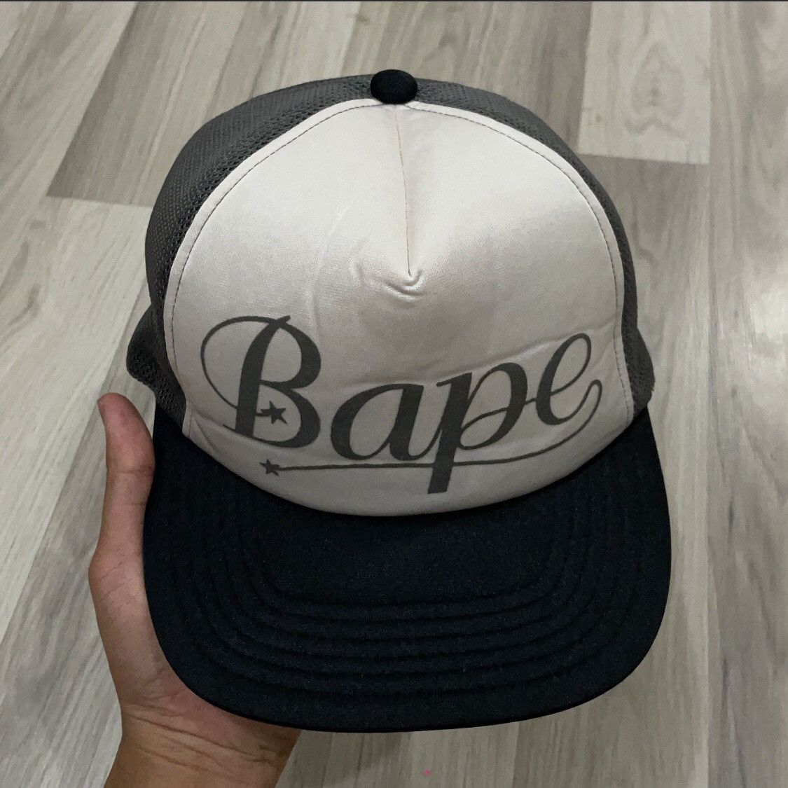 Bape OG 2007 Bapesta Trucker Hat Size ONE SIZE - 1 Thumbnail