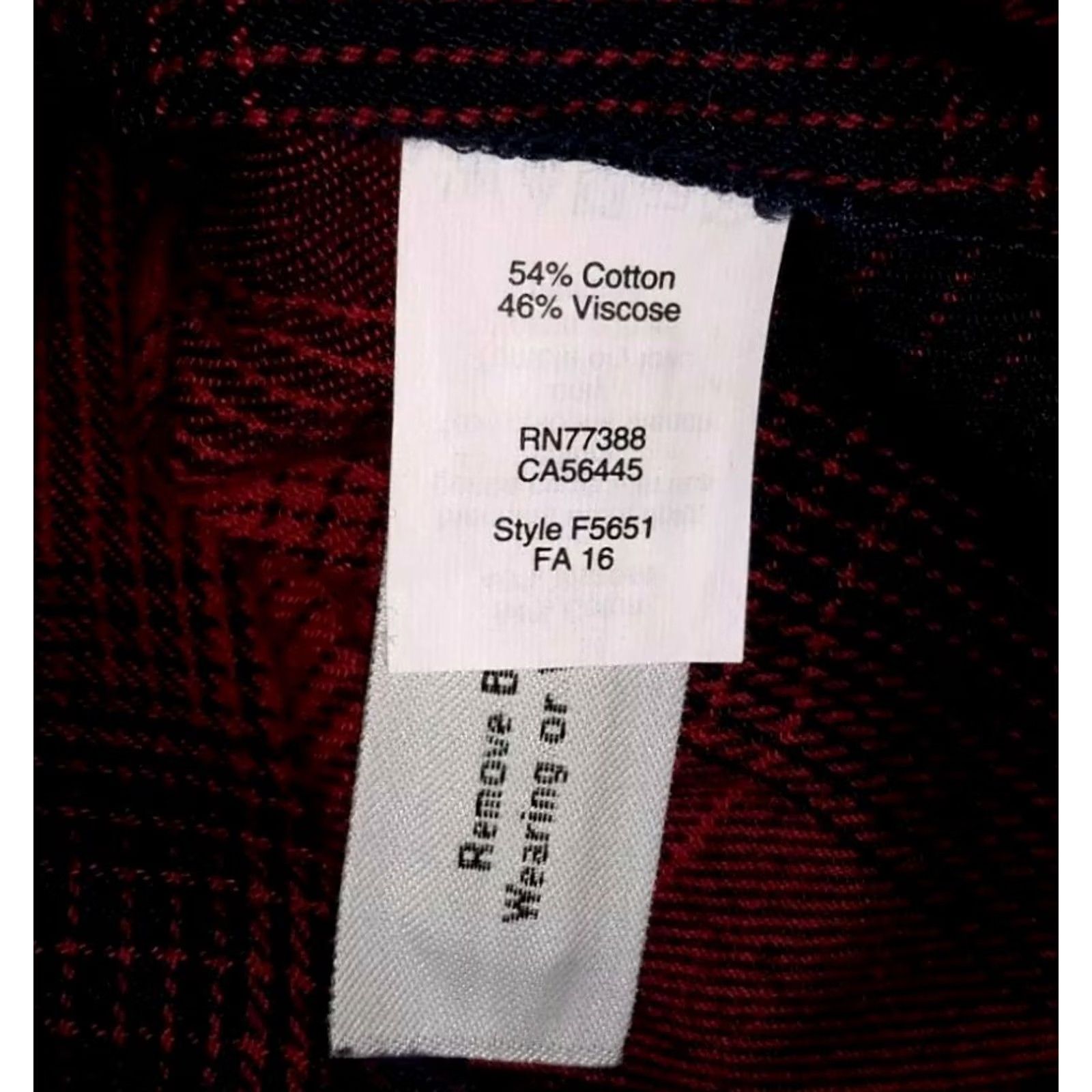 Madewell Madewell Blouse Shirt Womens Medium Red Blue Plaid Flannel Long Sleeve Button Front Columbia? Size M / US 6-8 / IT 42-44 - 5 Thumbnail