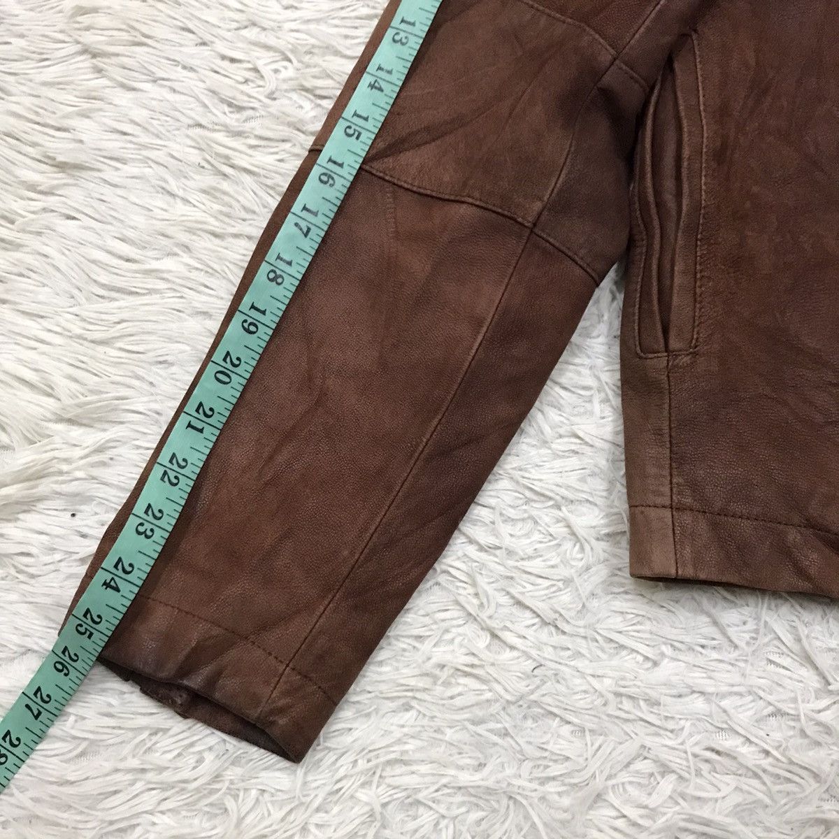 Yohji Yamamoto VINTAGE YOHJI YAMAMOTO D’URBAN A.A.R. BROWN LEATHER JACKET Size US S / EU 44-46 / 1 - 25 Thumbnail