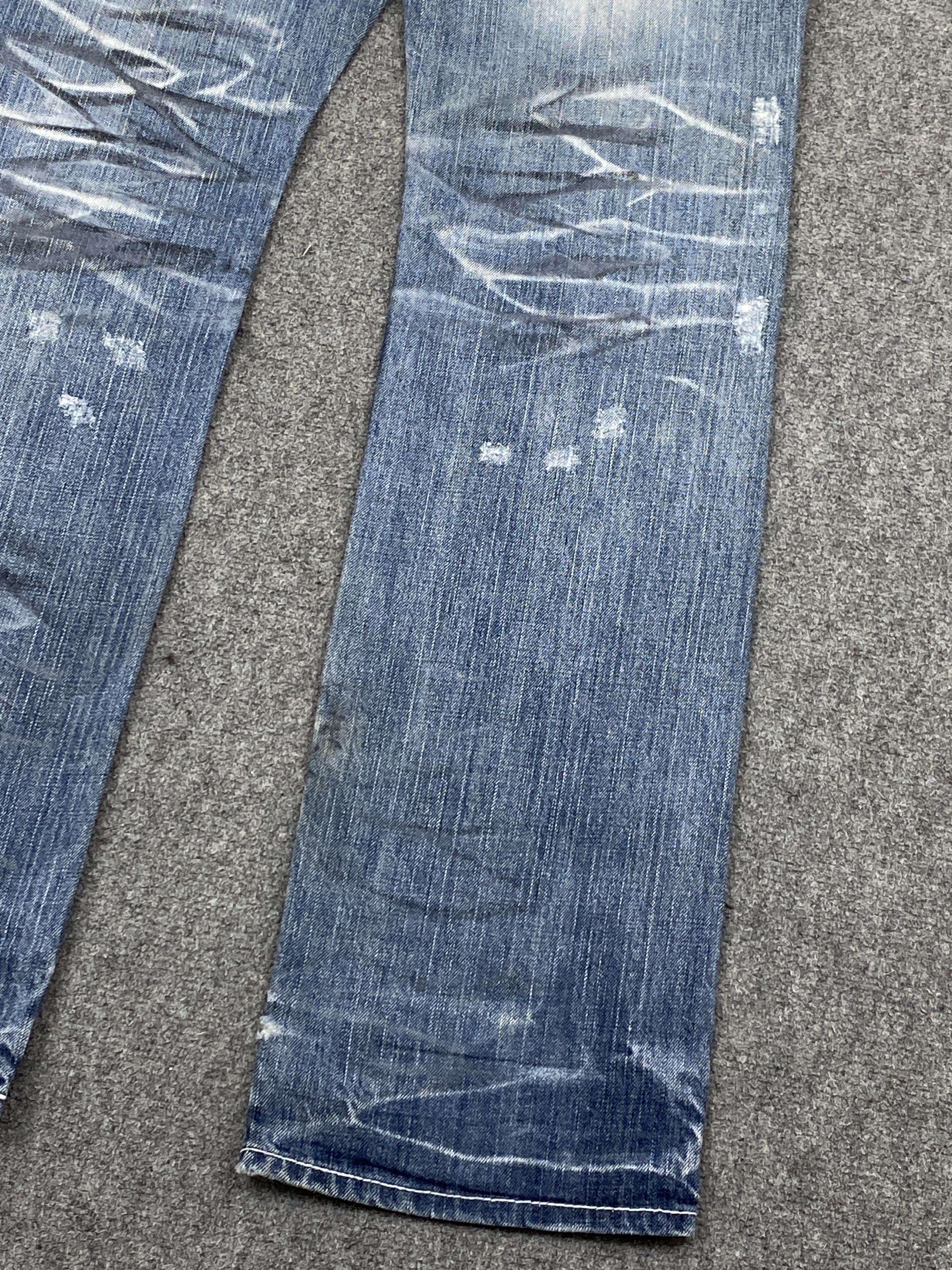 If Six Was Nine Vintage Japanese Brand Faded Blue jeans DP2747 Size US 32 / EU 48 - 19 Thumbnail