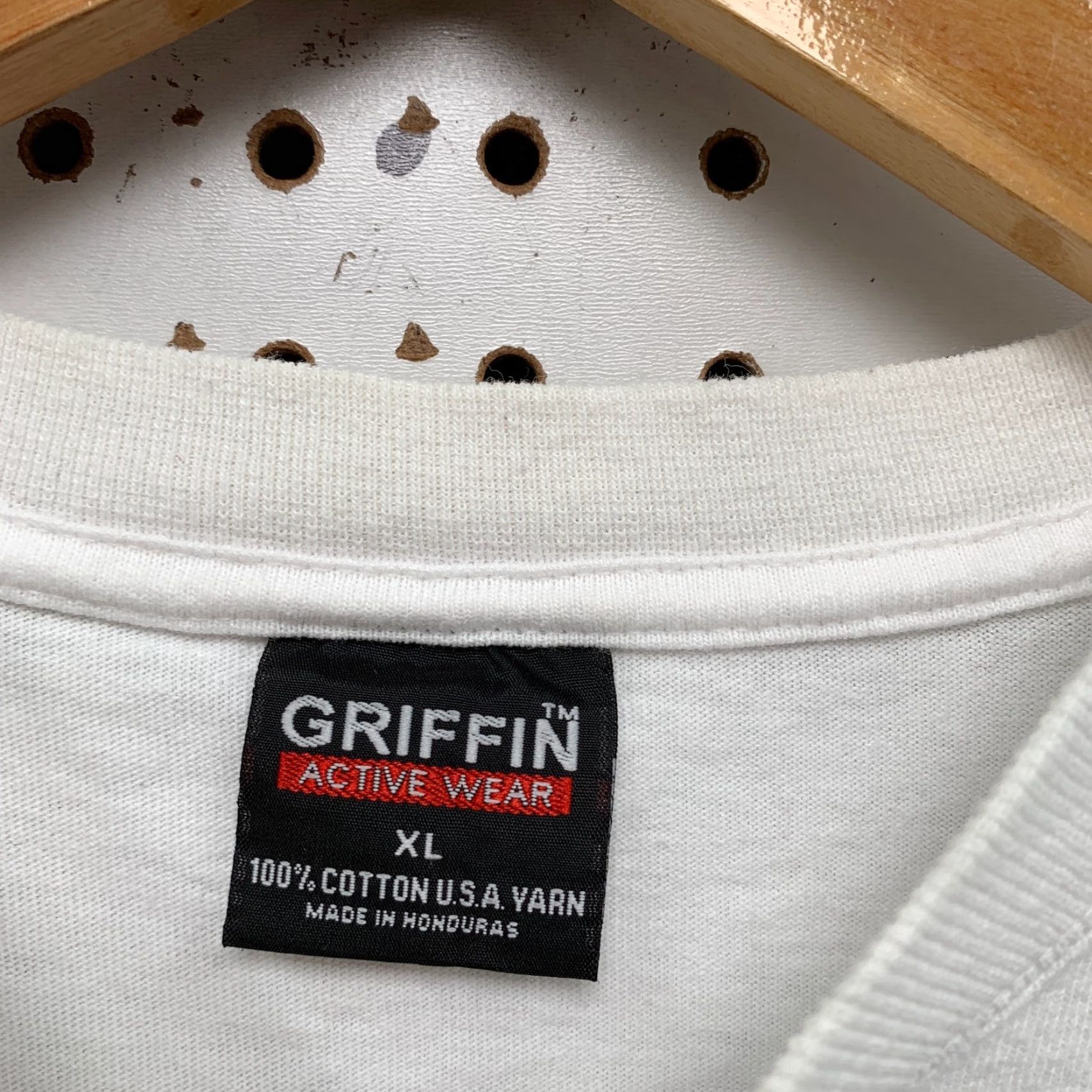 Griffin VINTAGE Boondocks Huey Anime Shirt Adult XL White Distressed Cartoon 90s Mens Size US XL / EU 56 / 4 - 2 Thumbnail
