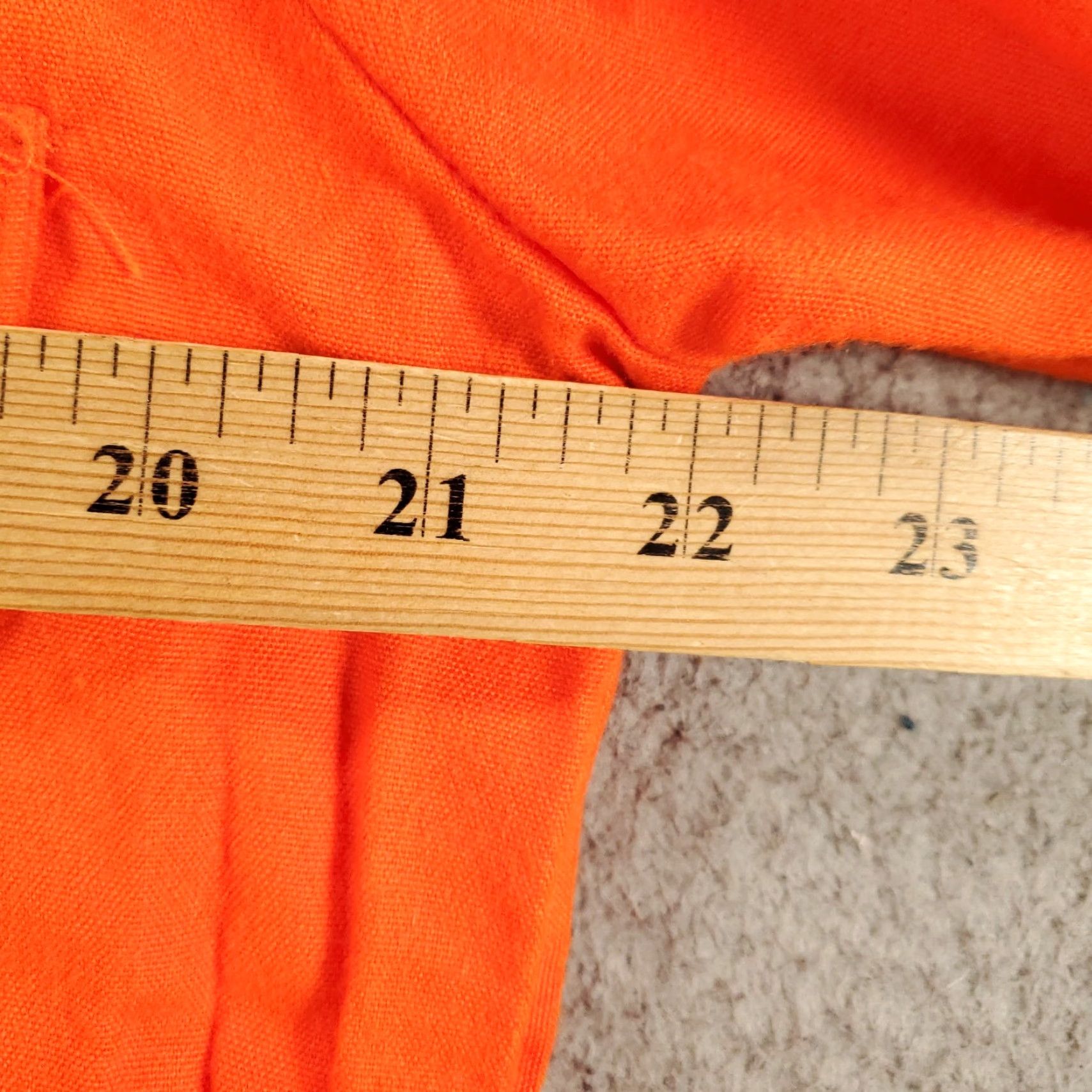 Hunter VINTAGE New Hunters Safety Orange Flannel Shirt Mens Medium Hunting Blaze NOS Old Stock SPORTS AFIELD Button-Up Size US M / EU 48-50 / 2 - 6 Thumbnail