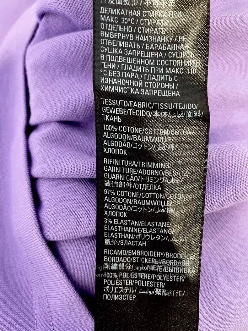 Balenciaga Balenciaga White Coke Embroidered Purple T-Shirt Size US XXS / EU 40 - 7 Thumbnail