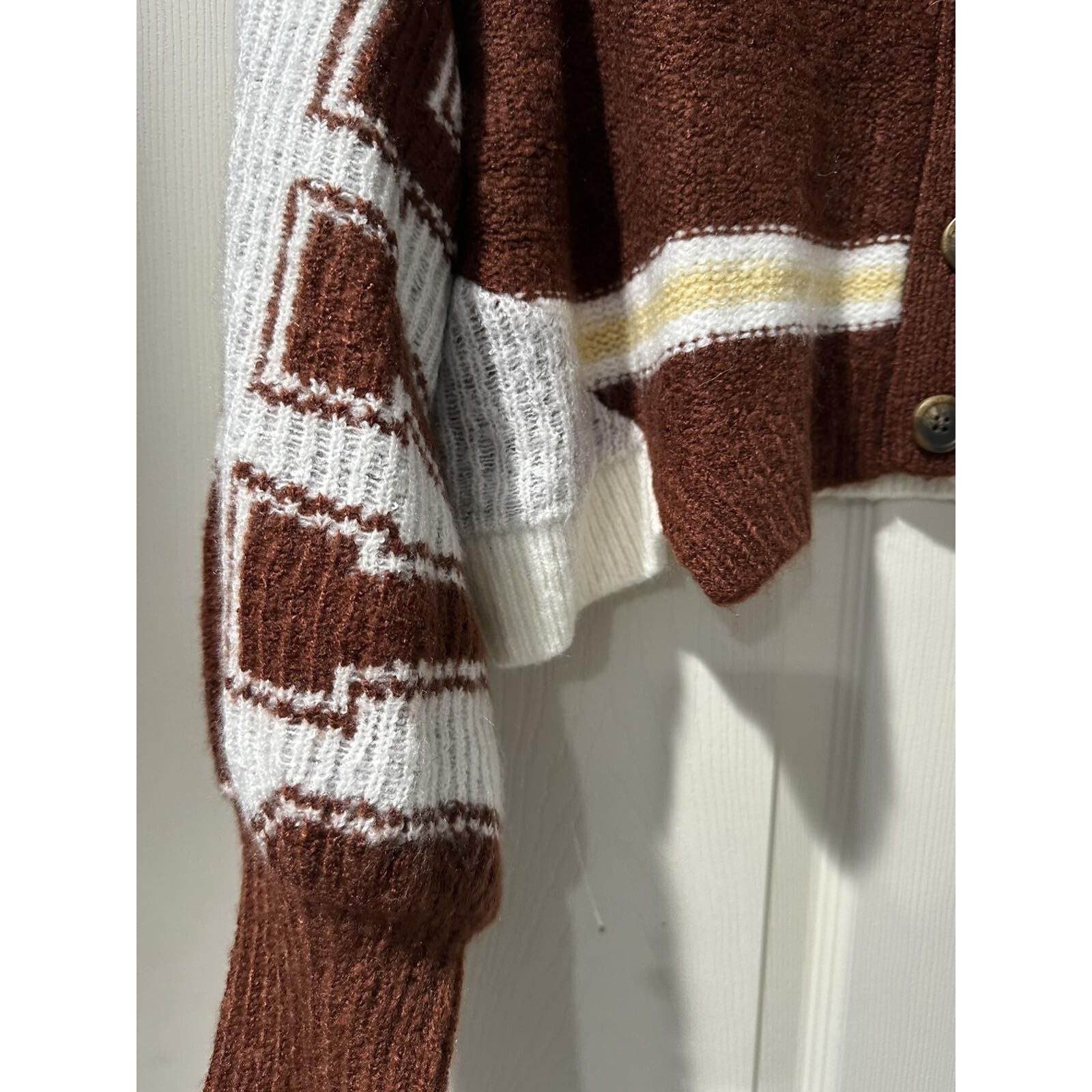 Urban Outfitters Urban Outfitters Cropped Cardigan oversize Size M A001352 Size M / US 6-8 / IT 42-44 - 5 Thumbnail