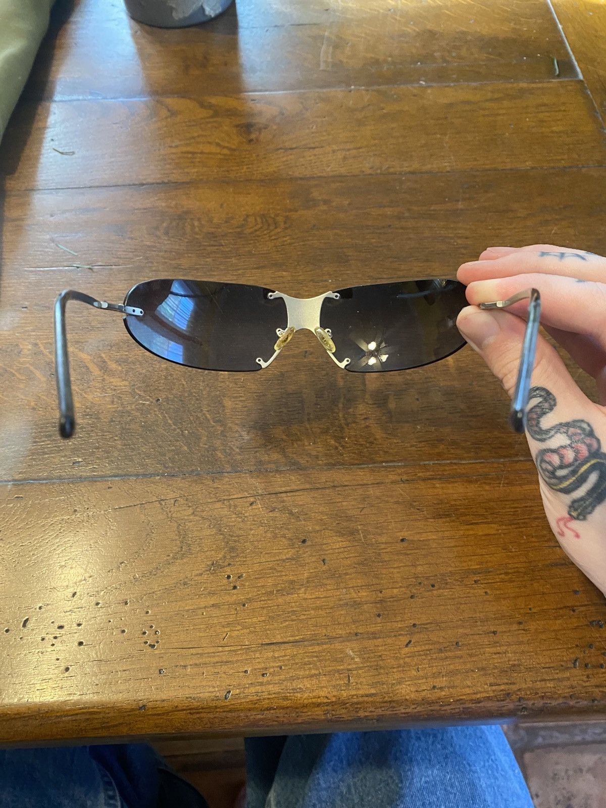 Celine × Designer × Vintage celine sc1032 vintage 2003 rimless sunglasses Size ONE SIZE - 9 Thumbnail