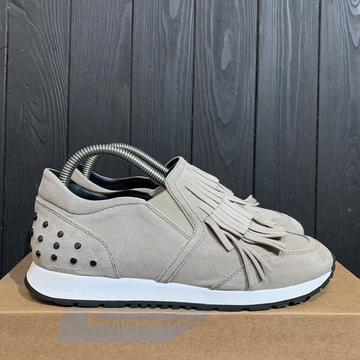 Tod's Tod’s Women’s Suede Sneakers Size 38 EU Size US 8 / IT 38 - 1 Thumbnail