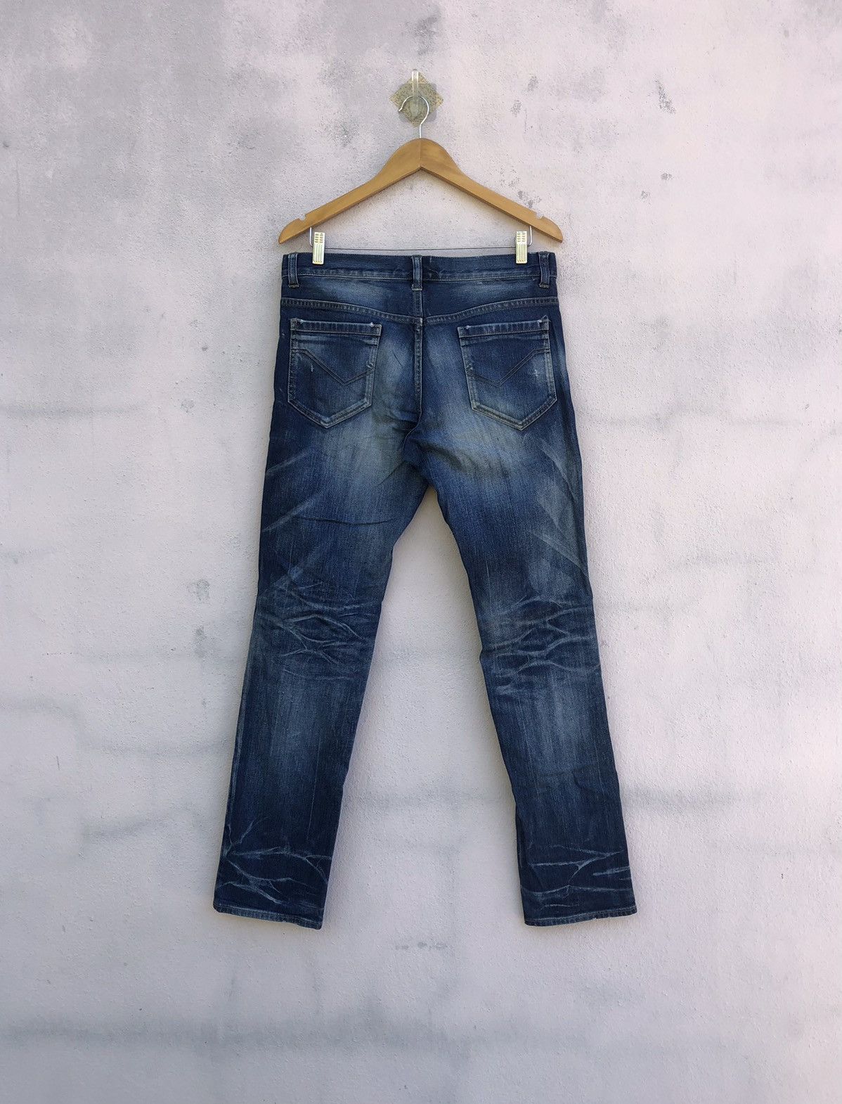 Japanese Brand Japanese Brand Halb Multiy Pocket Jeans Size US 33 - 3 Thumbnail
