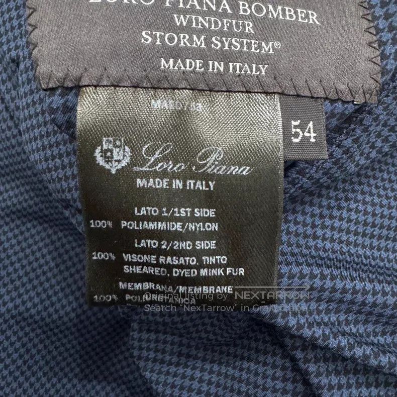 Loro Piana Loro Piana Houndstooth Water Mink Fur Double-sided Wearabl Size US L / EU 52-54 / 3 - 6 Thumbnail