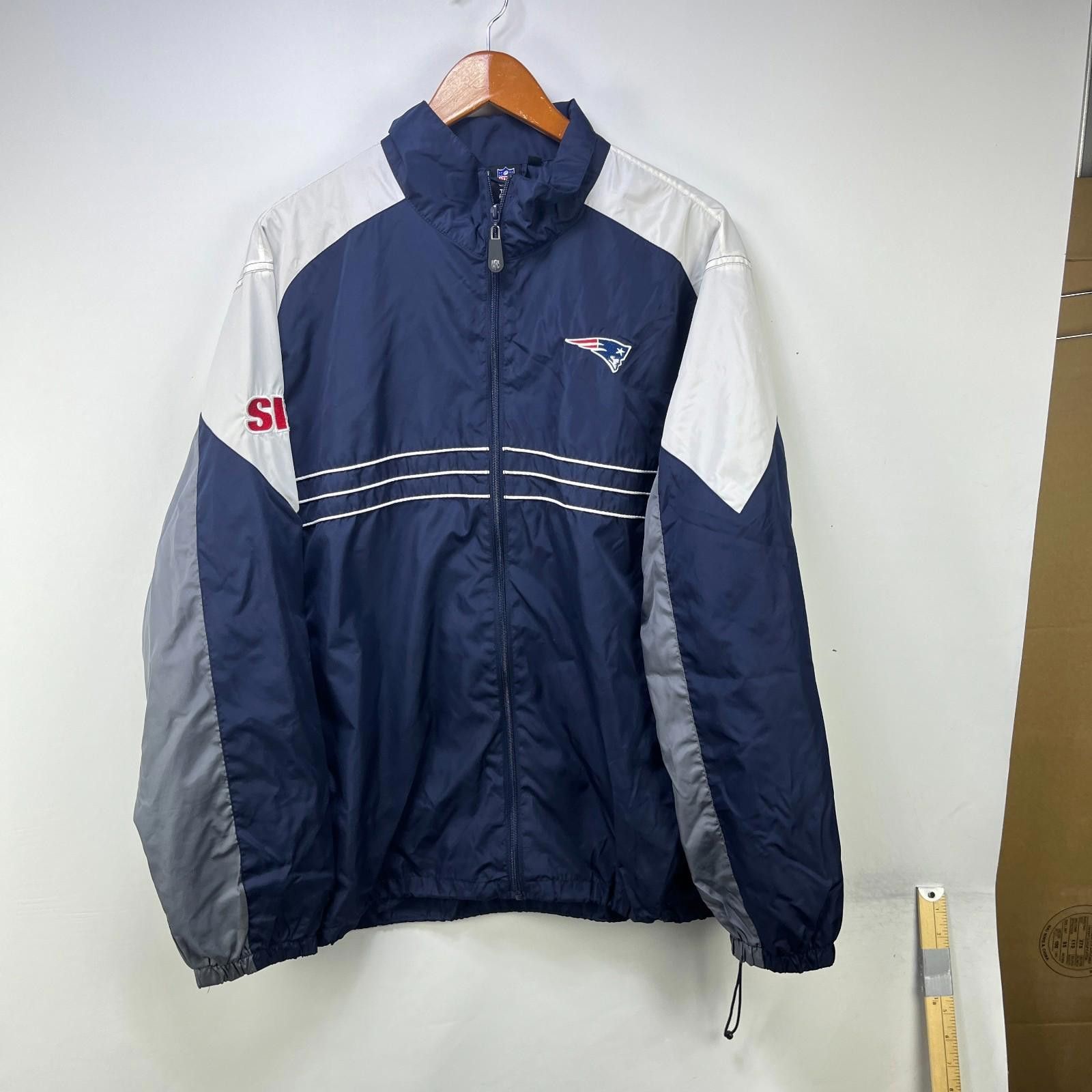 Other Vintage New England Patriots Windbreaker Jacket XL NFL Size ONE SIZE - 1 Thumbnail