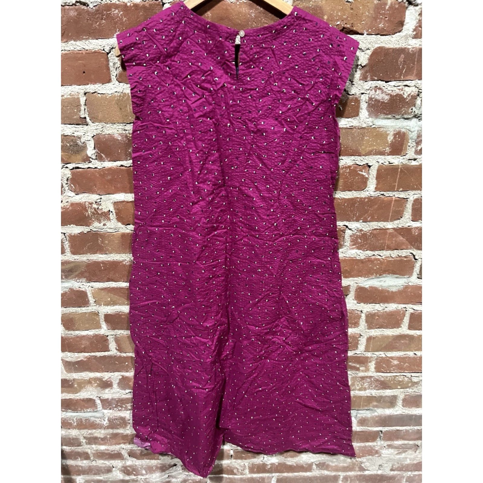 Vintage liflattie Ships Shirt Dress Purple M Womens Size M / US 6-8 / IT 42-44 - 4 Thumbnail