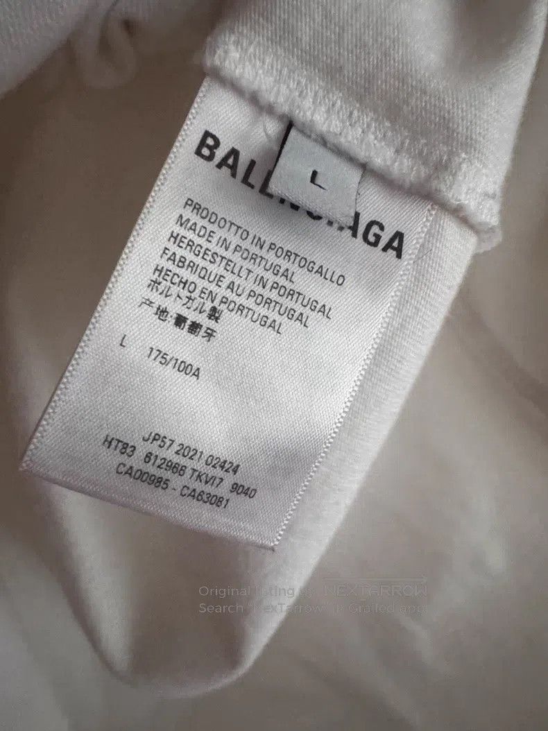 Balenciaga Balenciaga Blurred Short Sleeve Size US L / EU 52-54 / 3 - 4 Thumbnail