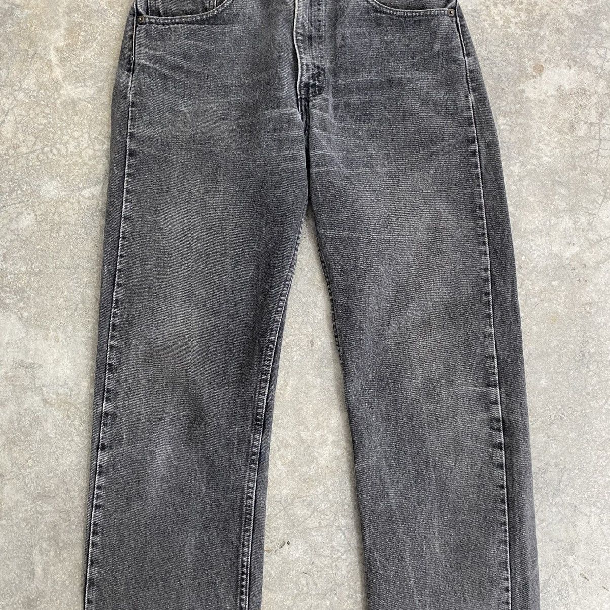 Levi's Vintage 90’s Levis 505 Faded Black Straight Leg Denim Size US 32 / EU 48 - 5 Thumbnail