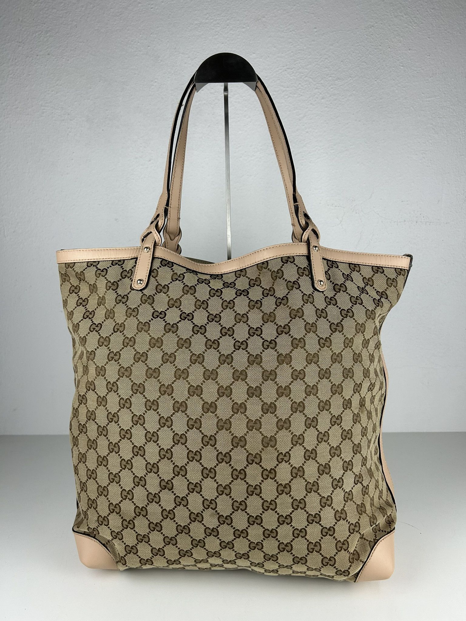 Gucci Gucci GG monogram canvas tote bag with pouch Size ONE SIZE - 2 Thumbnail