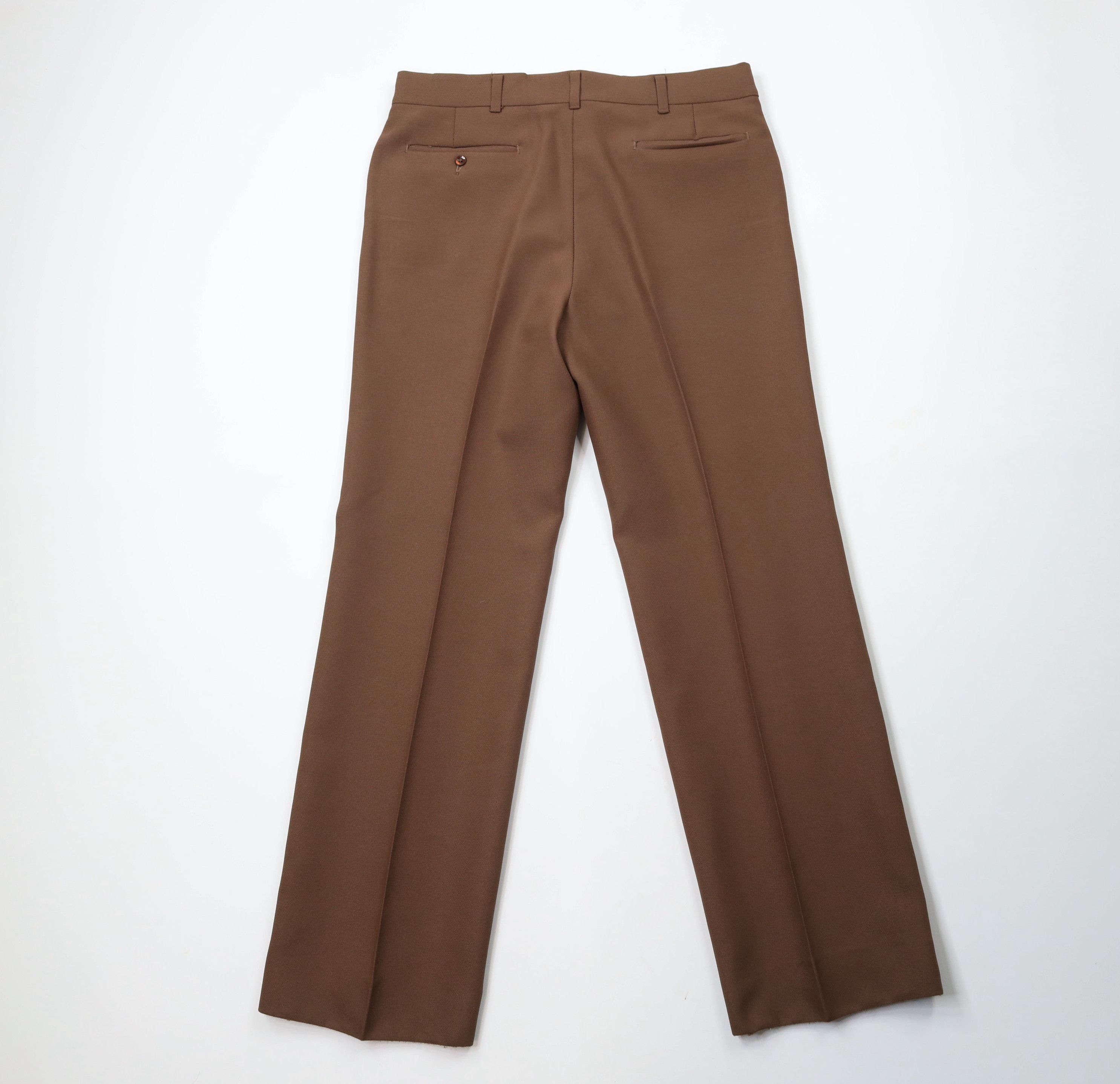 Vintage Vintage 70s Streetwear Knit Flared Wide Leg Chino Pants USA Size US 32 / EU 48 - 10 Thumbnail