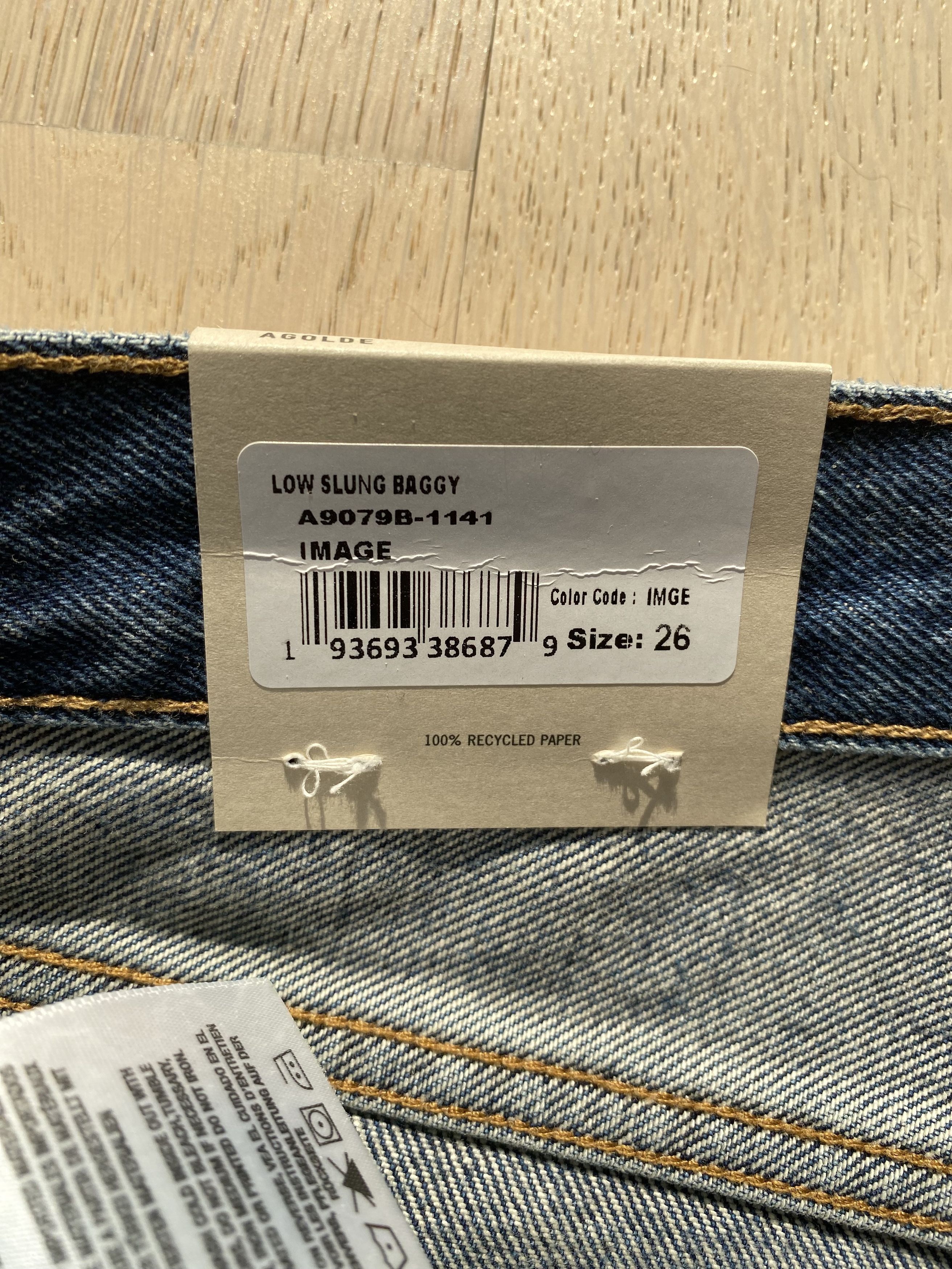 Agolde Agolde Low Slung Baggy Jeans Size 26" / US 2 / IT 38 - 3 Thumbnail