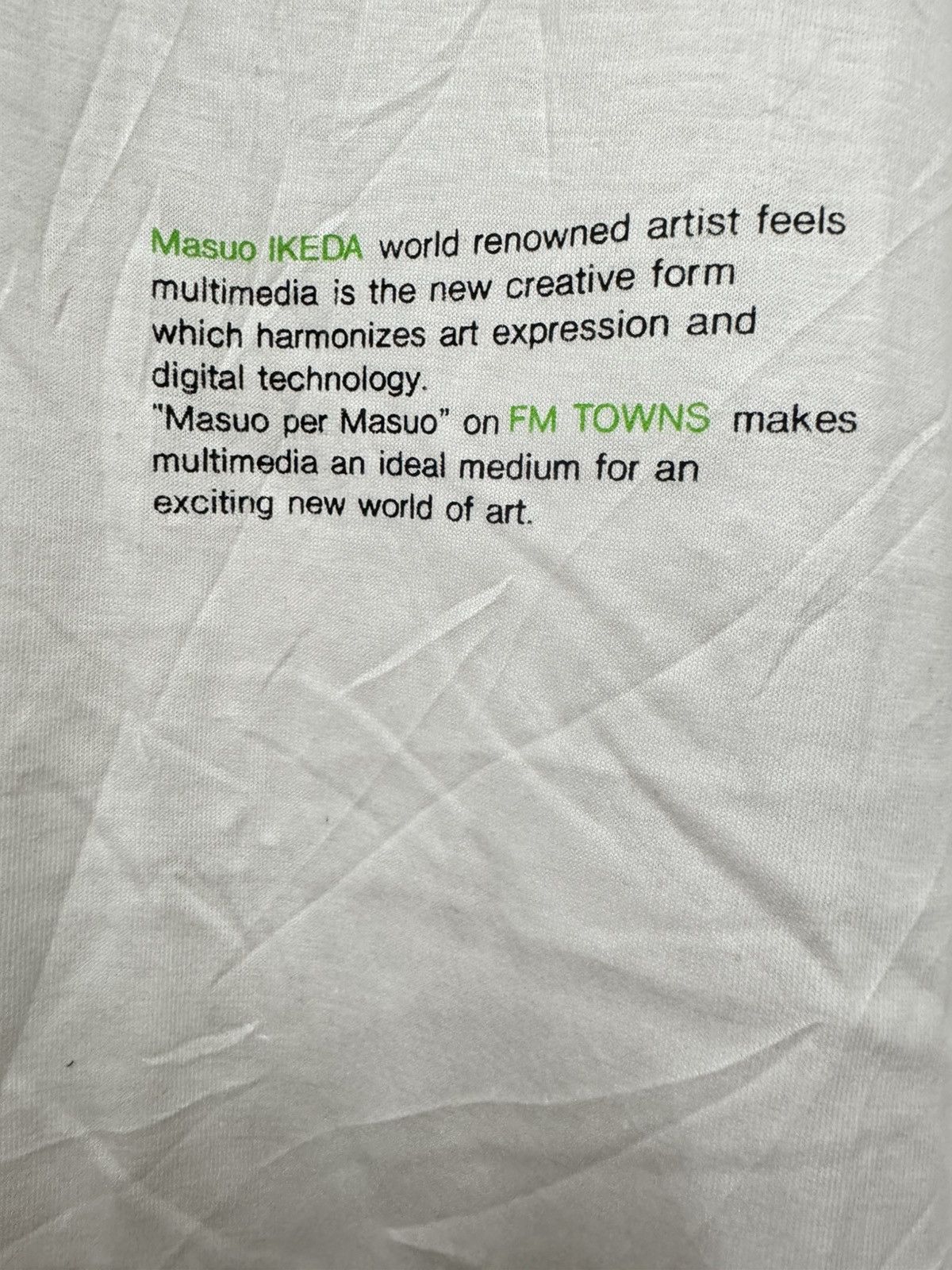 Vintage Vintage Masuo Ikeda Art Japan Pantier Graphic Artist Tee Size US M / EU 48-50 / 2 - 3 Thumbnail