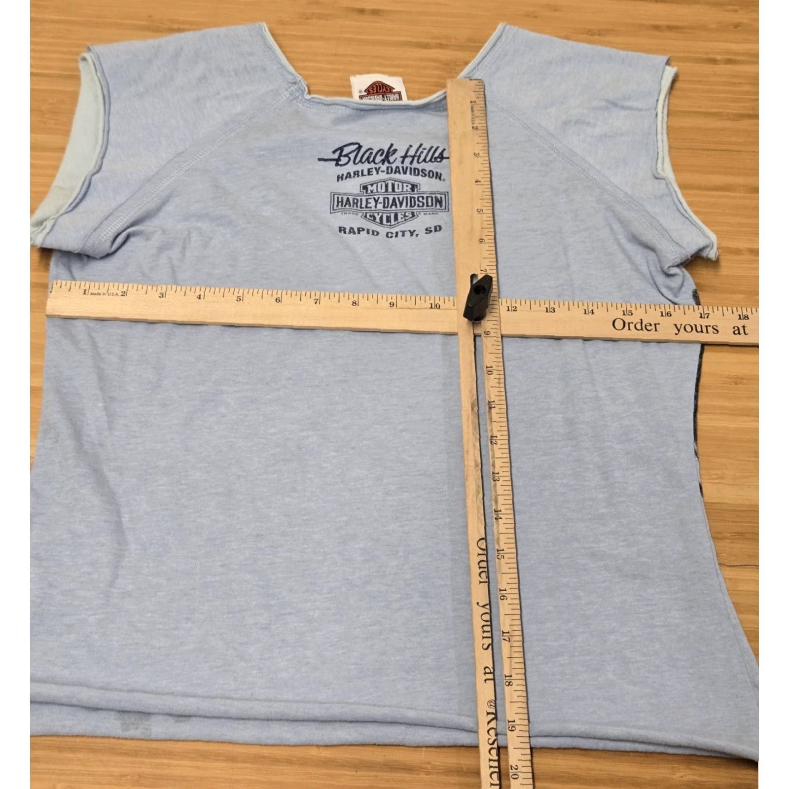 Harley Davidson VINTAGE Harley-Davidson Shirt Womens Large Blue American Legends Motorcycle 2006 USA Size L / US 10 / IT 46 - 8 Thumbnail