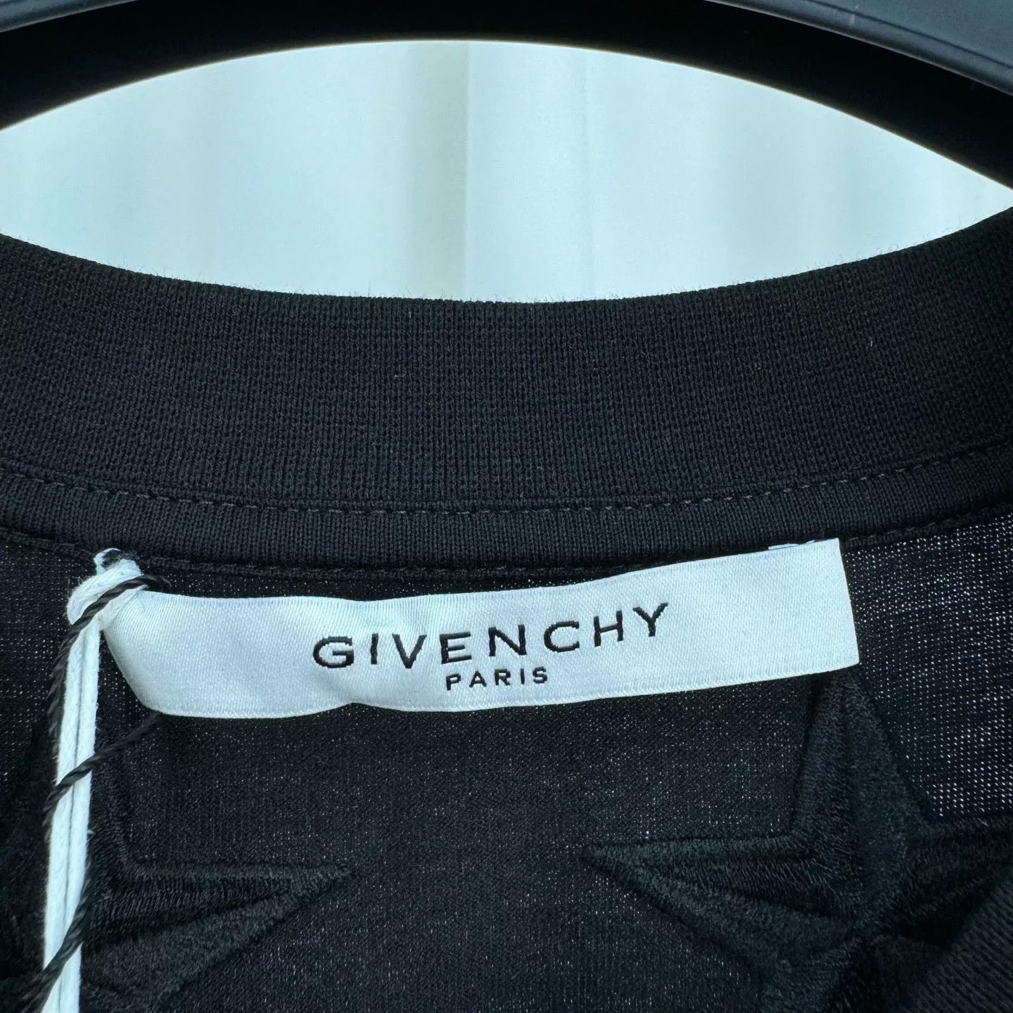Givenchy Givenchy Black Five-Star Embroidered T-Shirt. Size US S / EU 44-46 / 1 - 5 Thumbnail