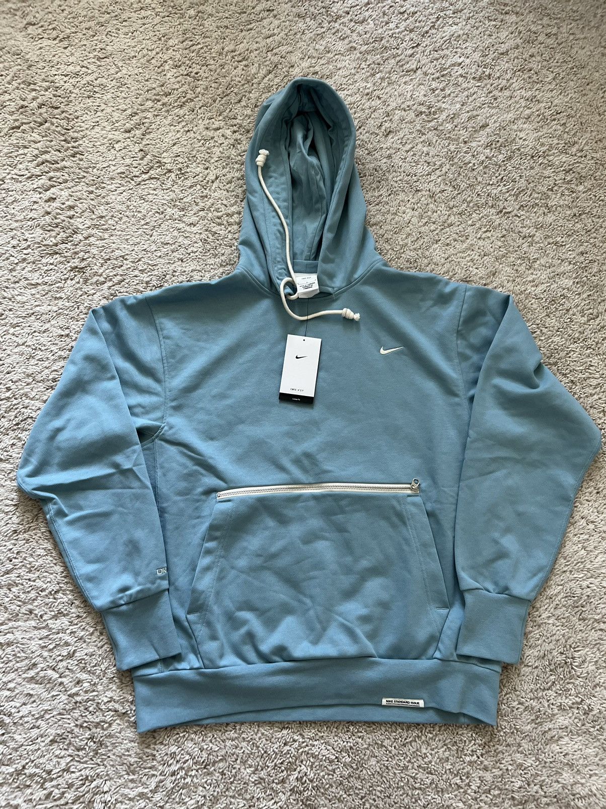 Nike Nike Standard Issue Basketball Pullover Hoodie Mineral Blue Size US L / EU 52-54 / 3 - 1 Thumbnail