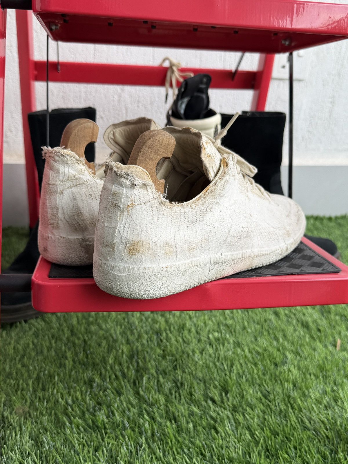 Maison Margiela 🔥🥶Plastered Gat replica trainer Size US 10.5 / EU 43-44 - 18 Thumbnail
