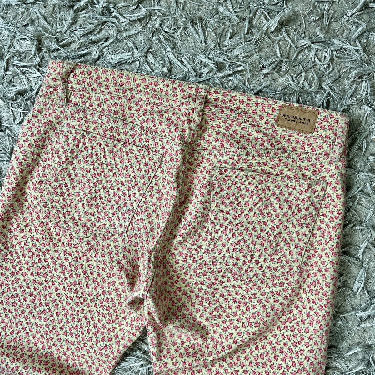 Denim & Supply Ralph Lauren Ralph Lauren Floral Pants Pink Flower Denim Supply Very Rare Size 30" / US 8 / IT 44 - 3 Thumbnail