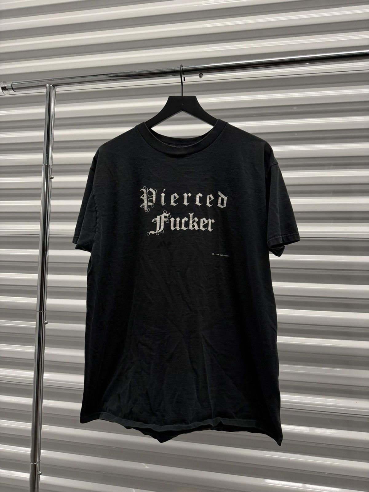 Vintage Vintage 90s pierced fucker grunge erd shirt punk opium Size US XL / EU 56 / 4 - 1 Thumbnail