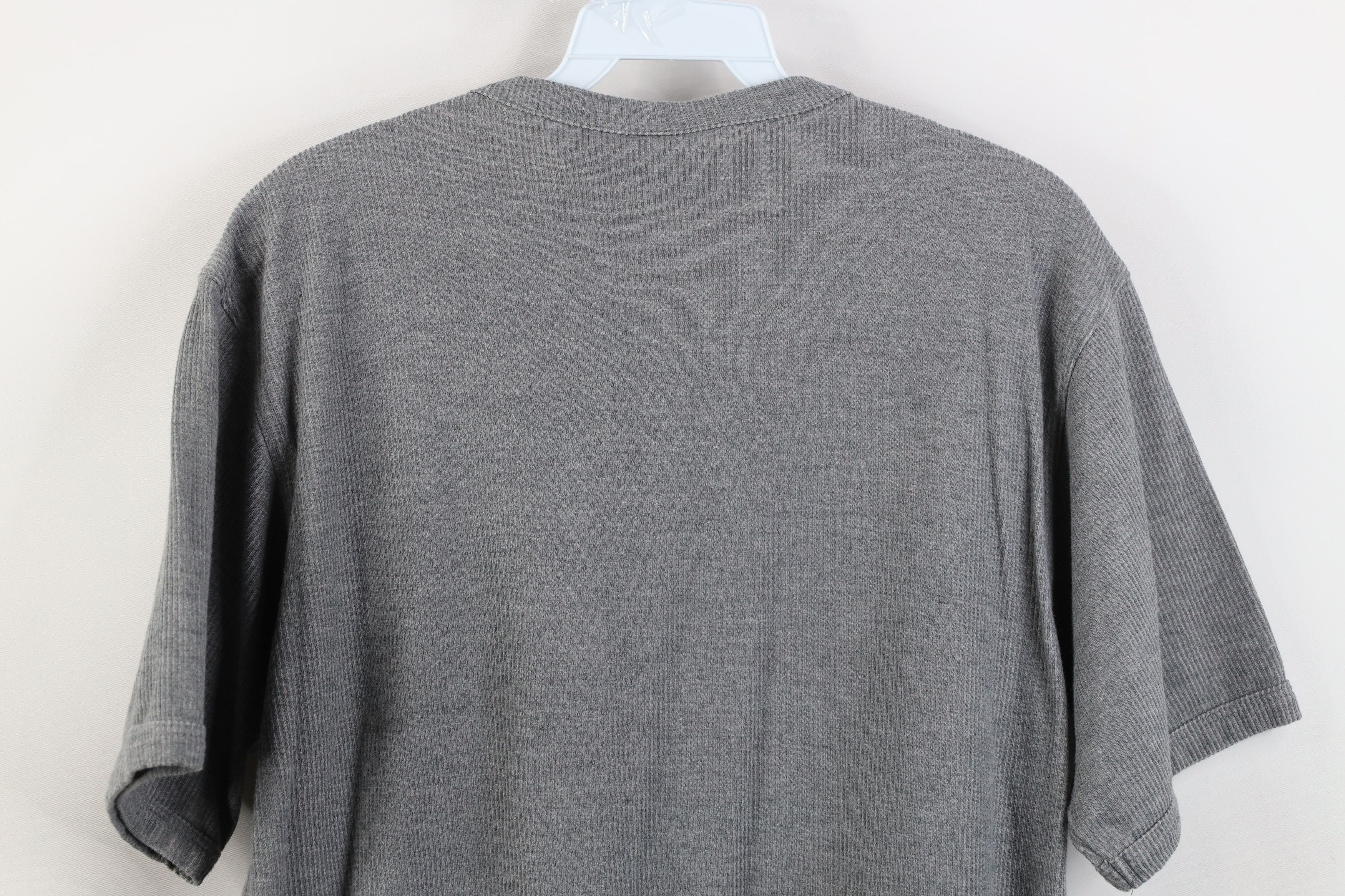 Vintage Vintage 90s Streetwear Ribbed Knit Short Sleeve T-Shirt Size US L / EU 52-54 / 3 - 9 Thumbnail