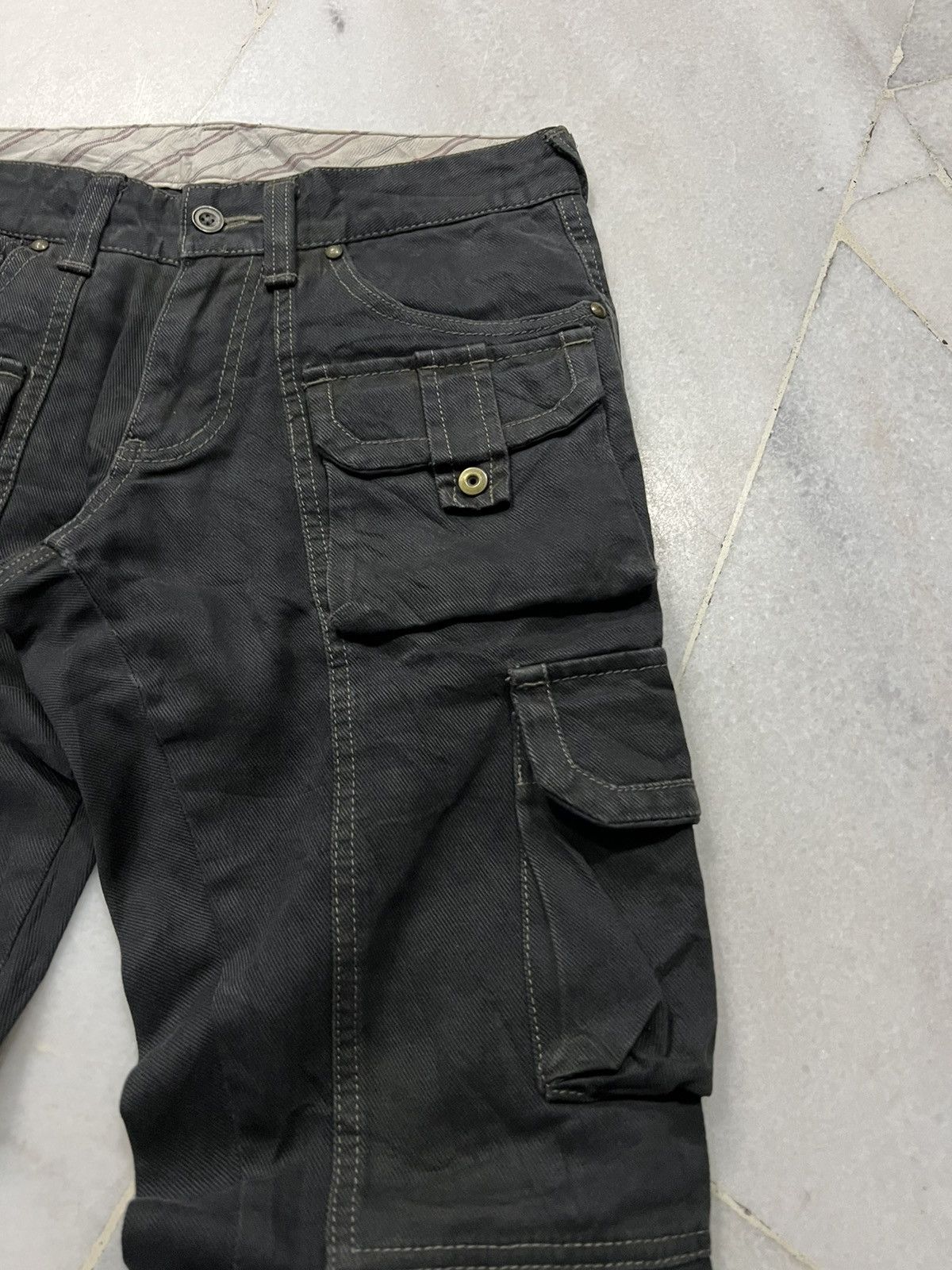 If Six Was Nine × Tornado Mart TORNADO MART MULTIPOCKET CARGO FLARE PANTS Size US 28 / EU 44 - 6 Thumbnail