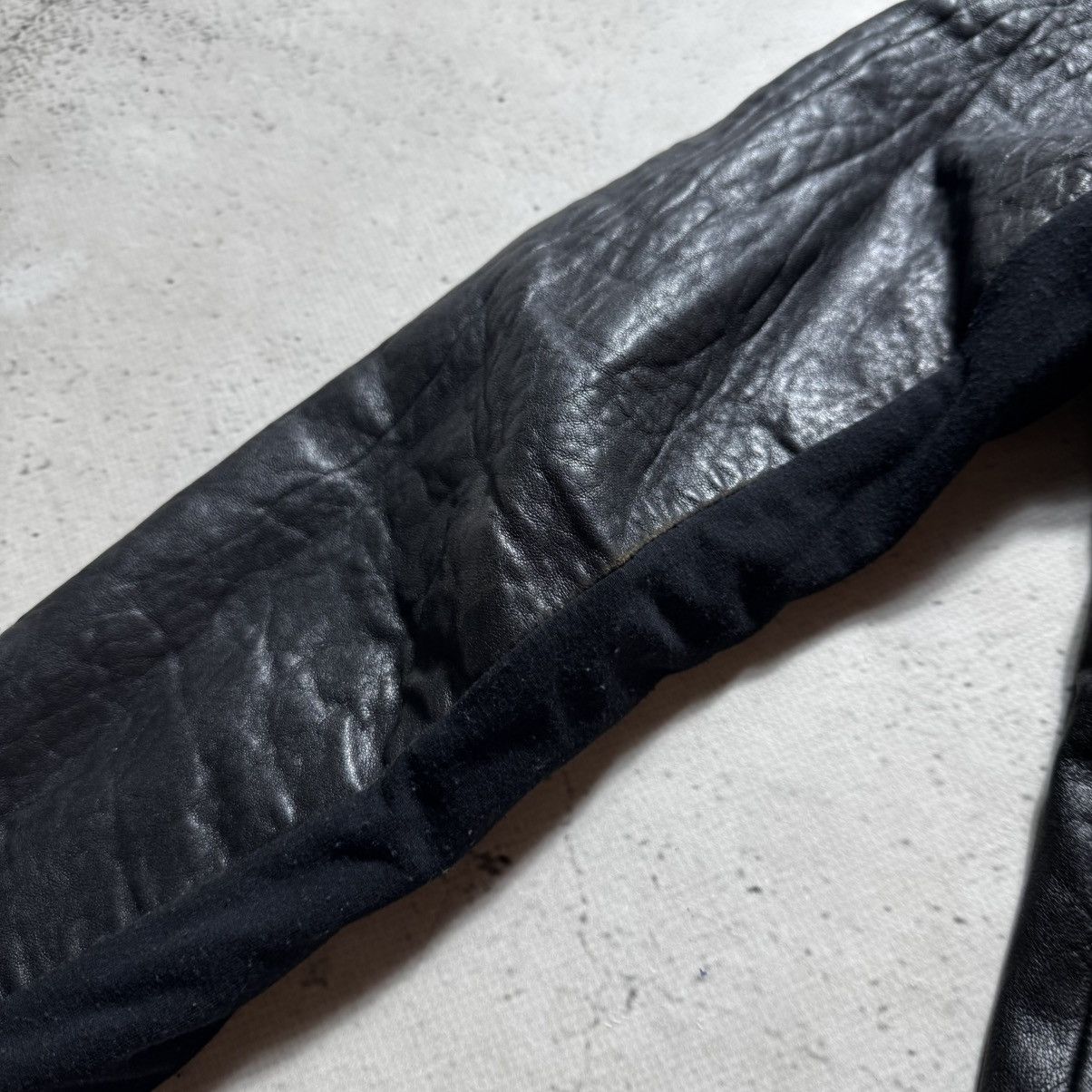 Helmut Lang archive lather jacket helmut lang opium playboy carti style Size L / US 10 / IT 46 - 18 Thumbnail