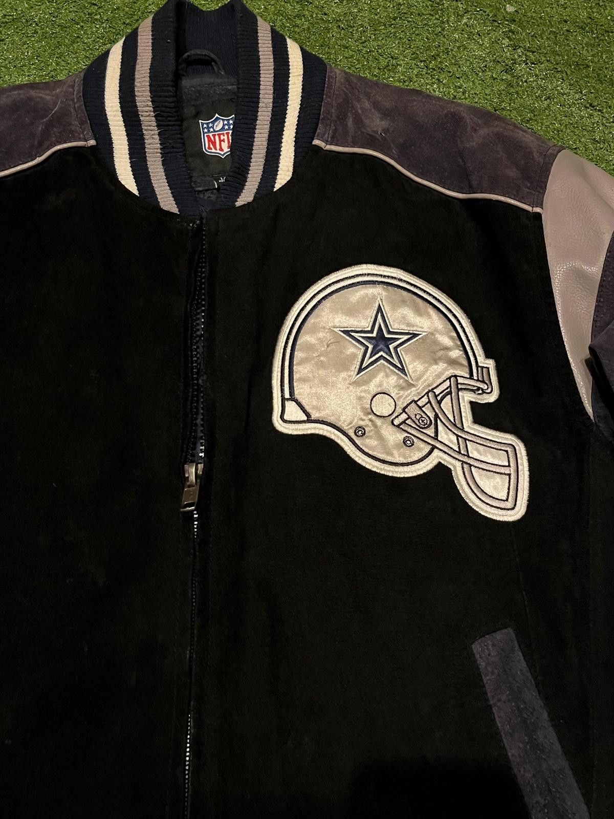 NFL Vintage Dallas Cowboys Leather and Suede Jacket Size ONE SIZE - 7 Thumbnail