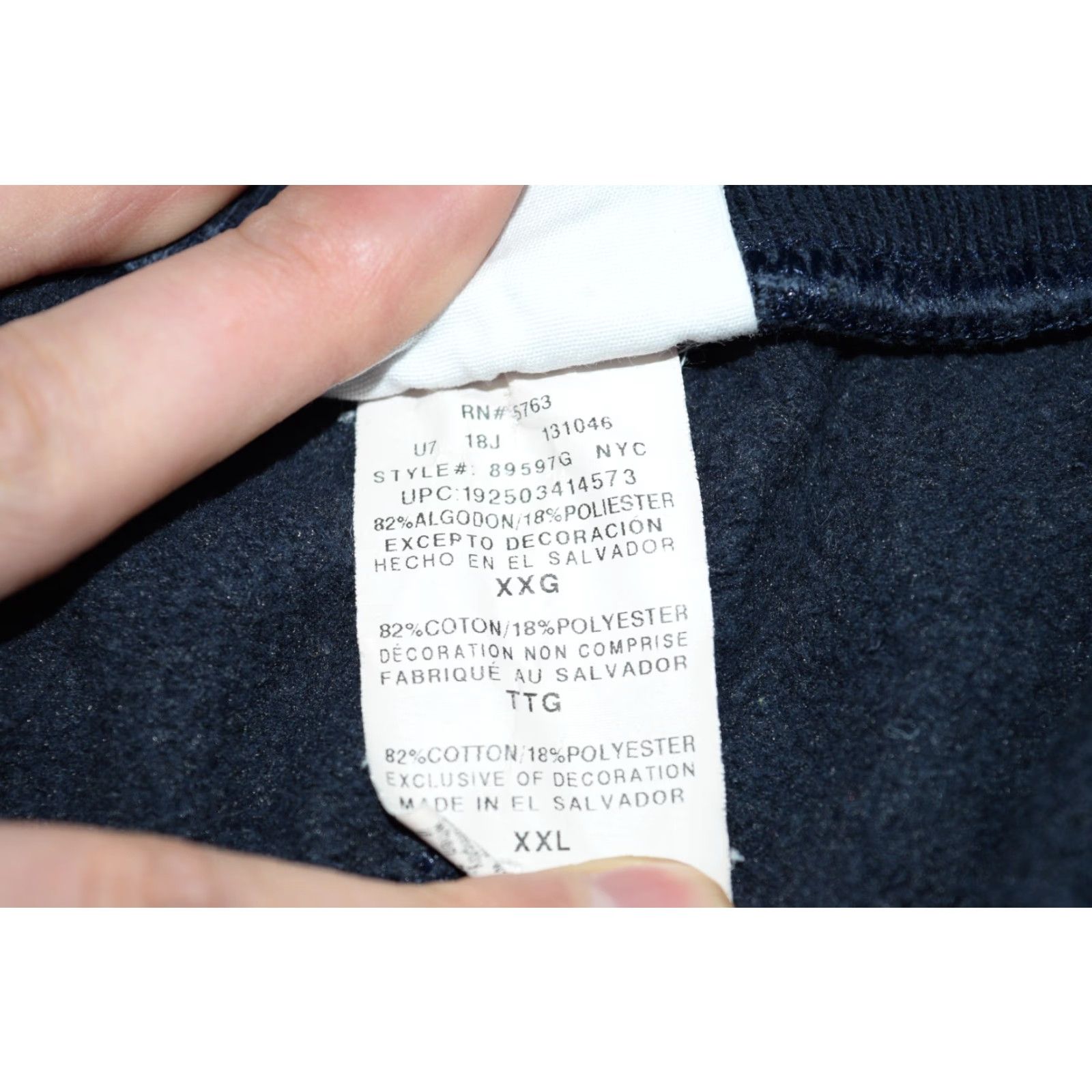 Champion CHAMPION BIG C LOGO REVERSE WEAVE CUT OFF SHORTS NAVY BLUE MENS 2XL COTTON RARE Size US 38 / EU 54 - 4 Thumbnail