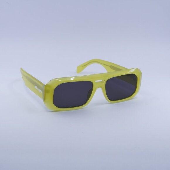 Palm Angels Palm Angels PERI102 WILLOW 1807 Sunglasses Yellow Rectangle Size ONE SIZE - 5 Thumbnail