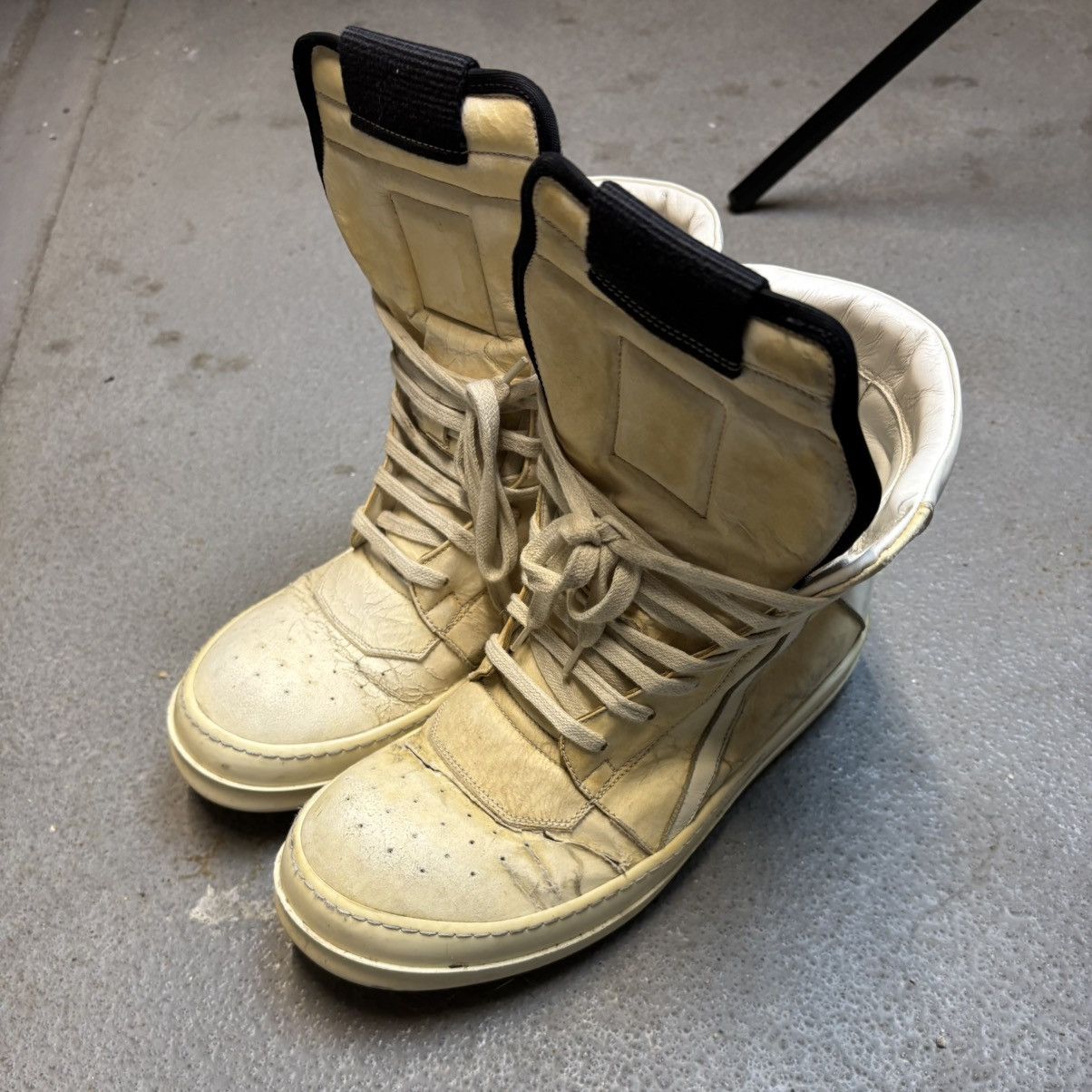 Rick Owens Rick Owens Geobasket Schuhe Shoes Sneakers Size US 9.5 / IT 39.5 - 2 Thumbnail