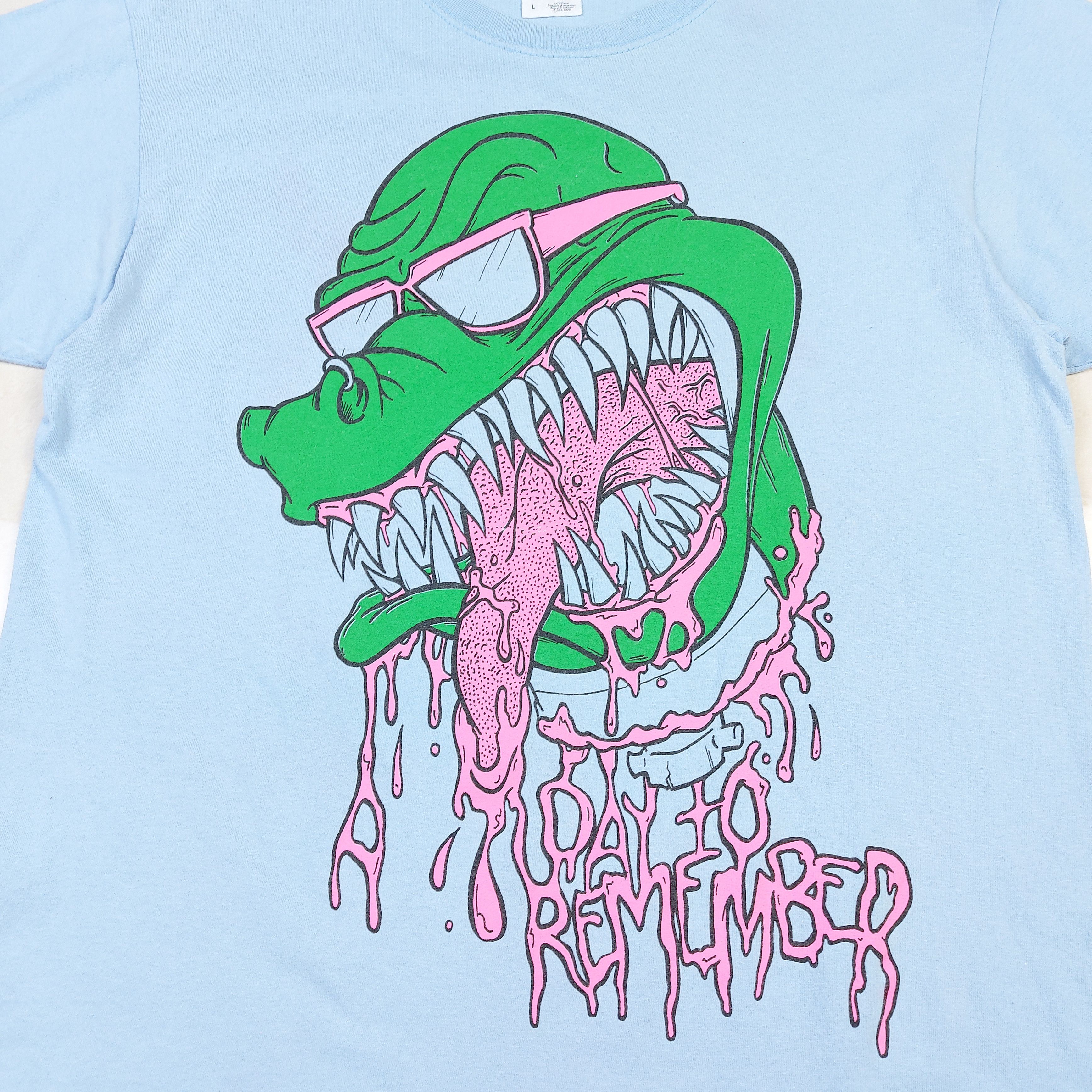 Band Tees Vintage A Day To Remember Band Dino Roar Myspace Era TEE Size US L / EU 52-54 / 3 - 2 Thumbnail