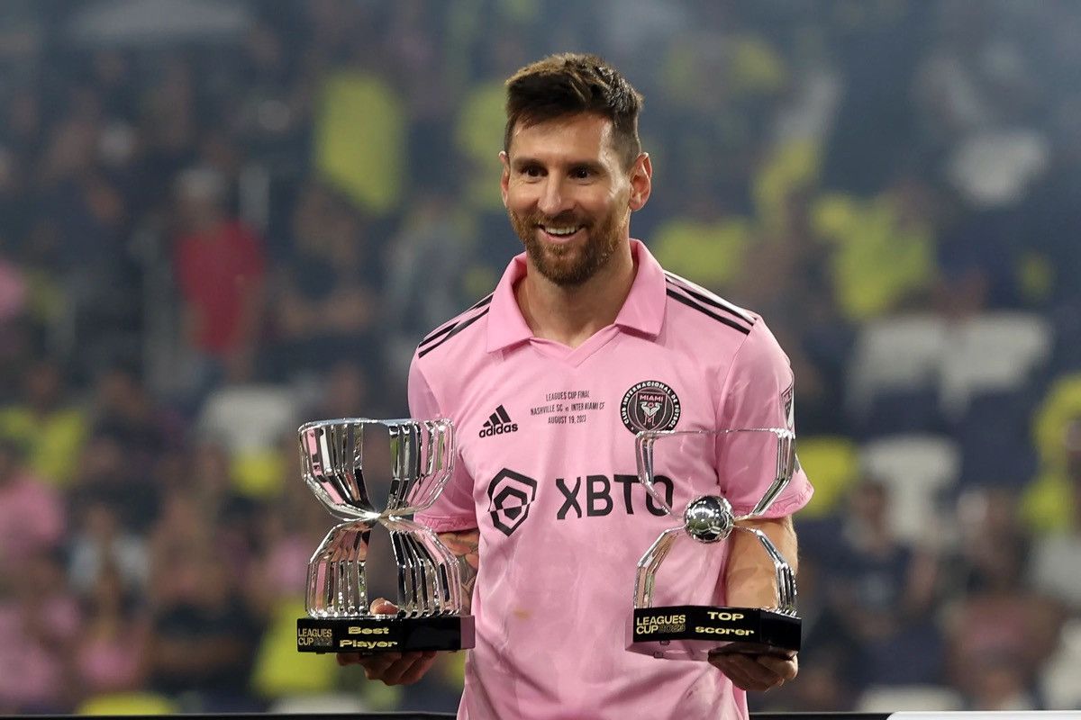 Adidas Inter Miami 2023 Leagues cup final home shirt #10 Messi Size US M / EU 48-50 / 2 - 12 Thumbnail